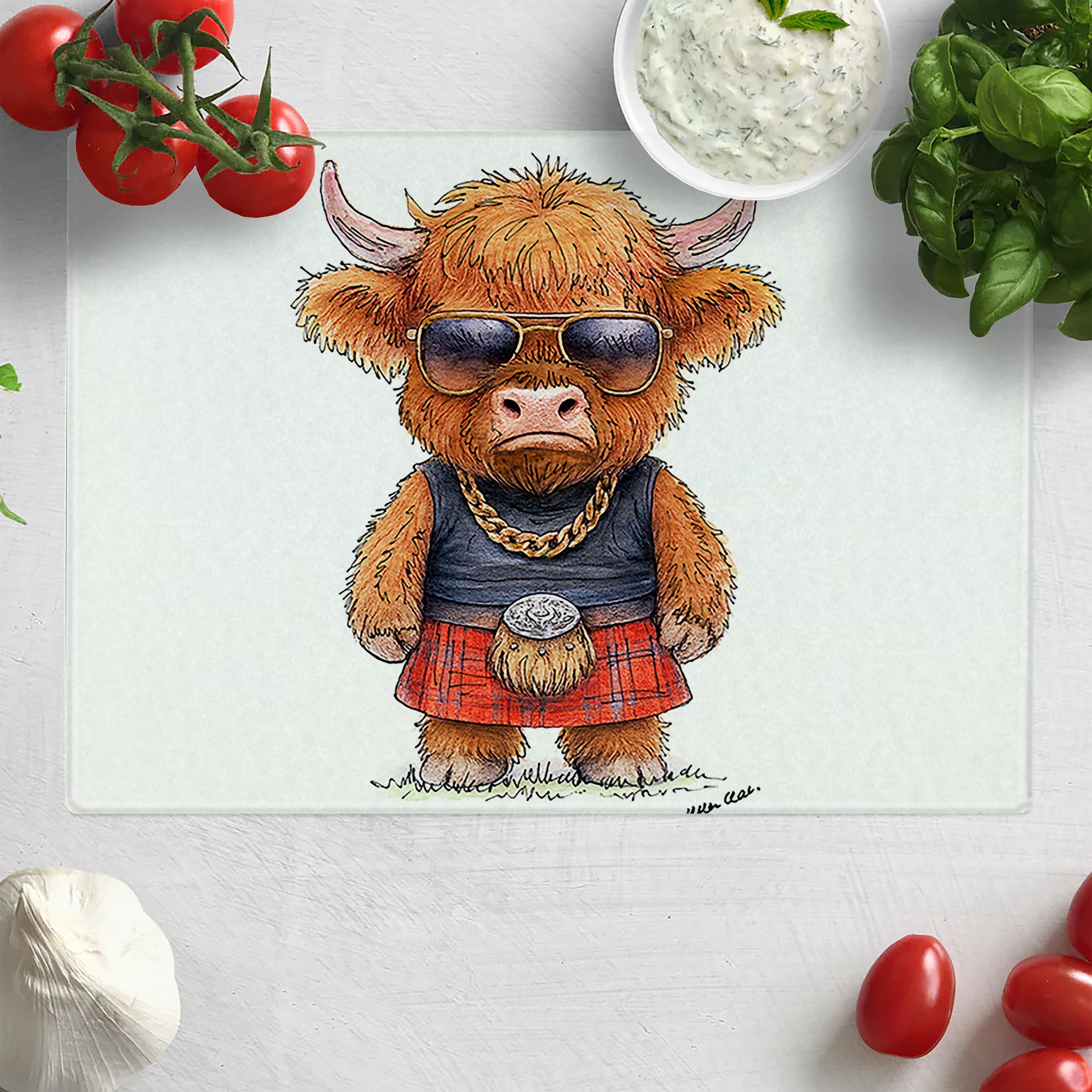 I'Beef'a Final Boss Chopping Board