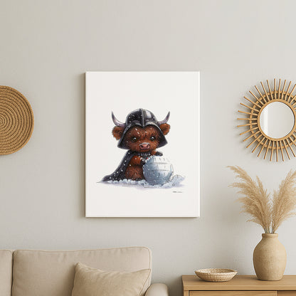 Ickle Moo Vader Canvas