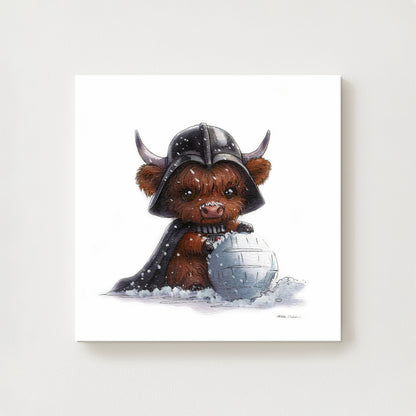 Ickle Moo Vader Canvas