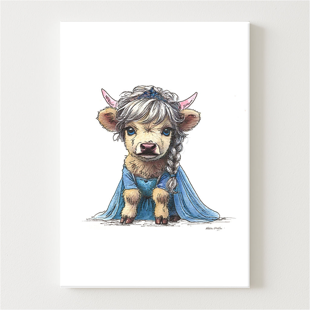 Icy Moo Canvas