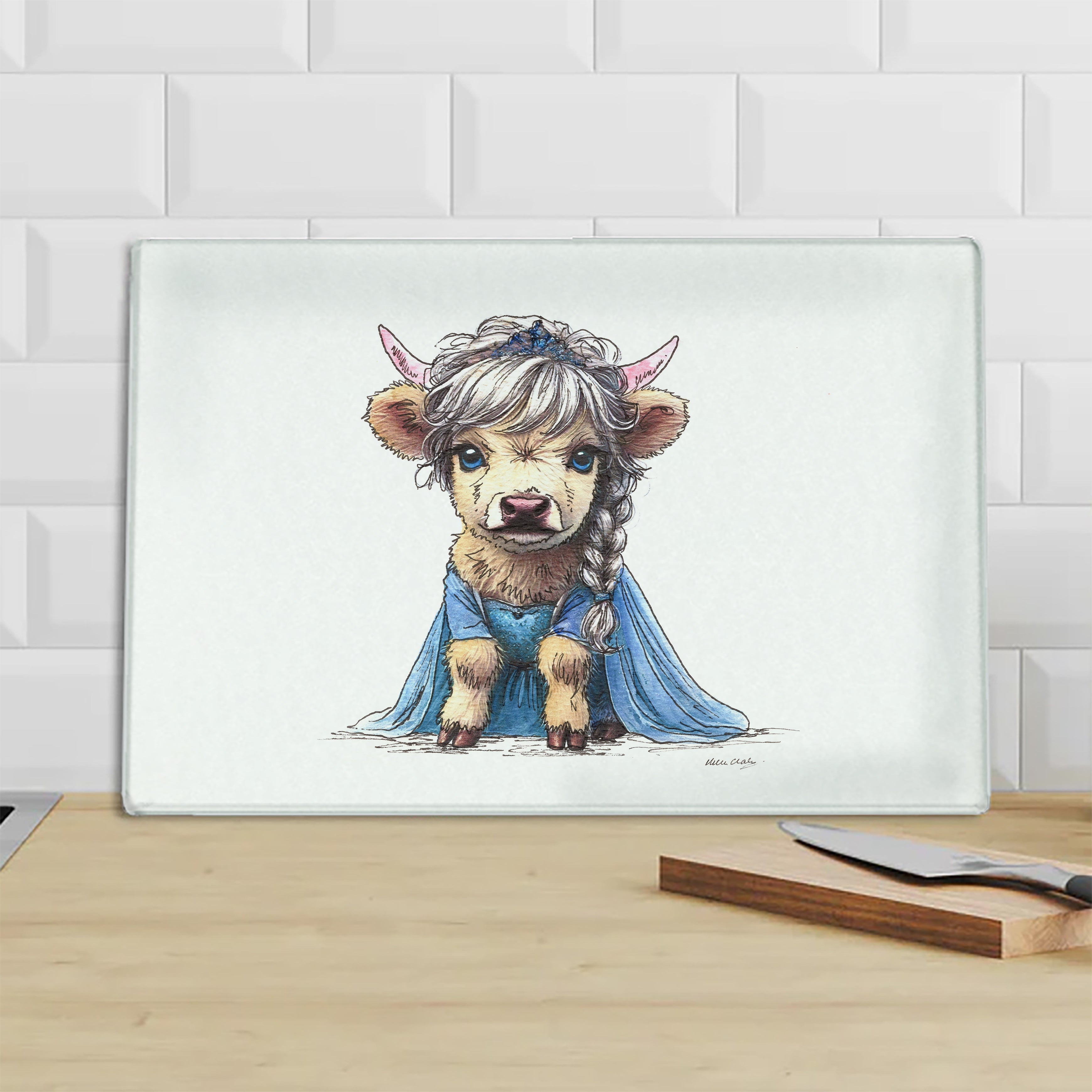 Icy Moo Chopping Board