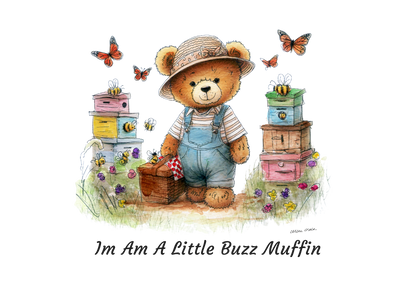 Im Am A Little Buzz Muffin Tote Bag