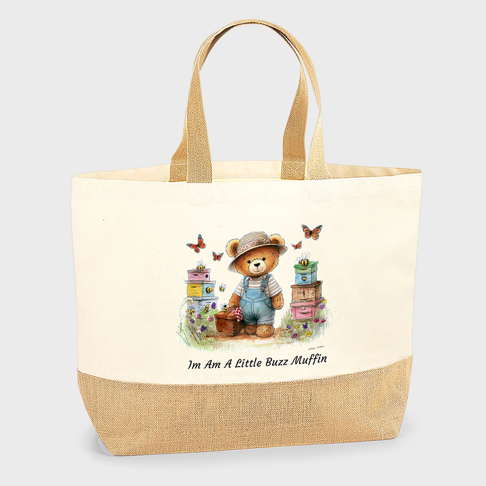 Im Am A Little Buzz Muffin Tote Bag