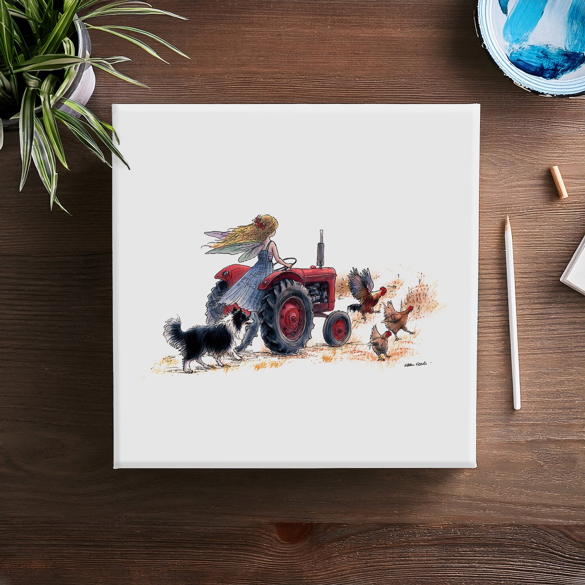 In A Rush Canvas