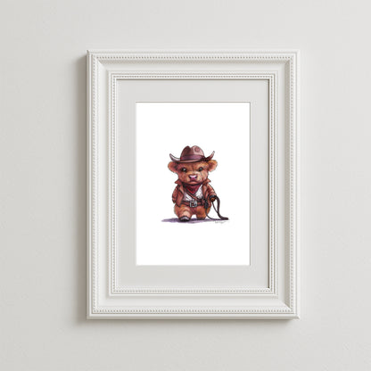 Indie Moo Art Print