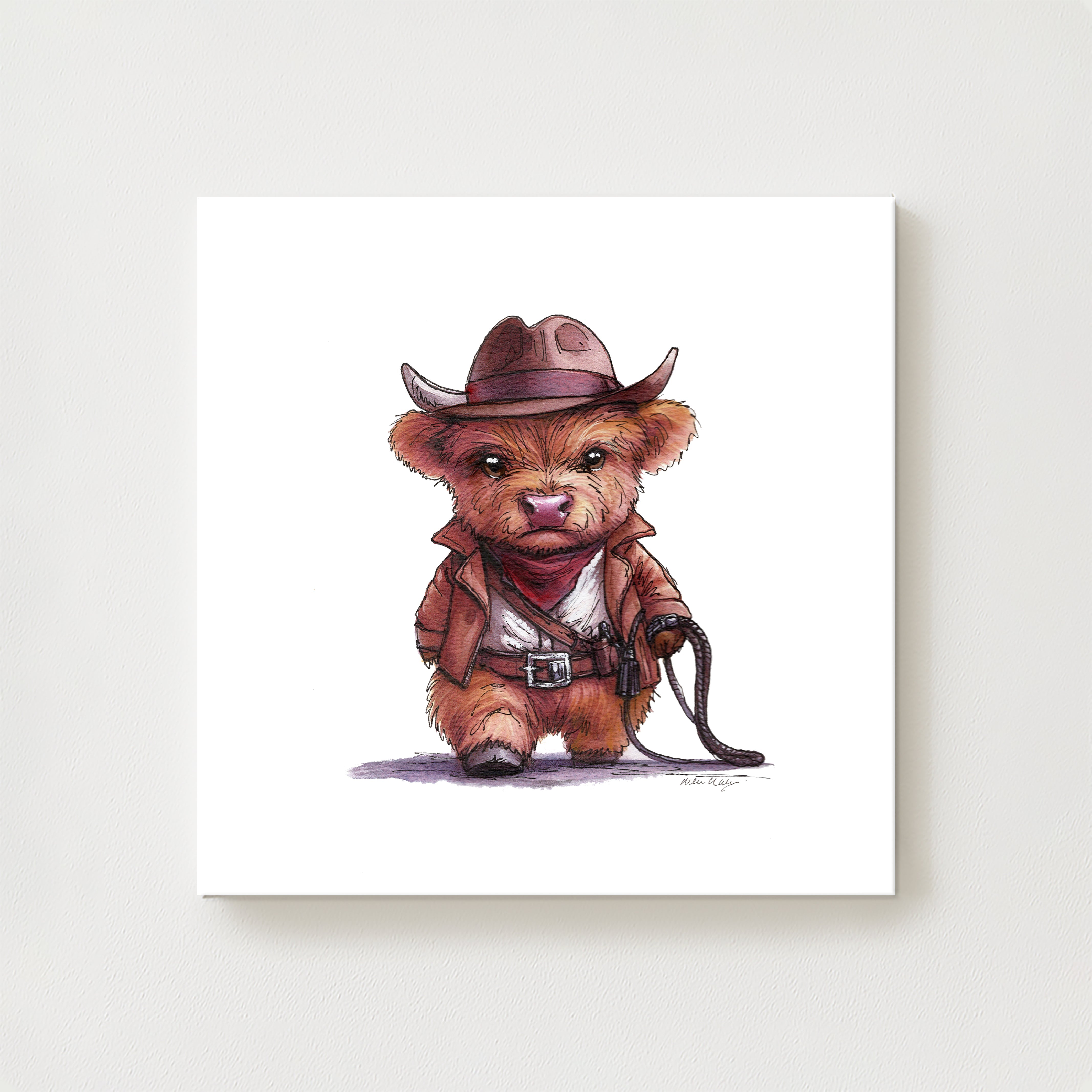 Indie Moo Canvas