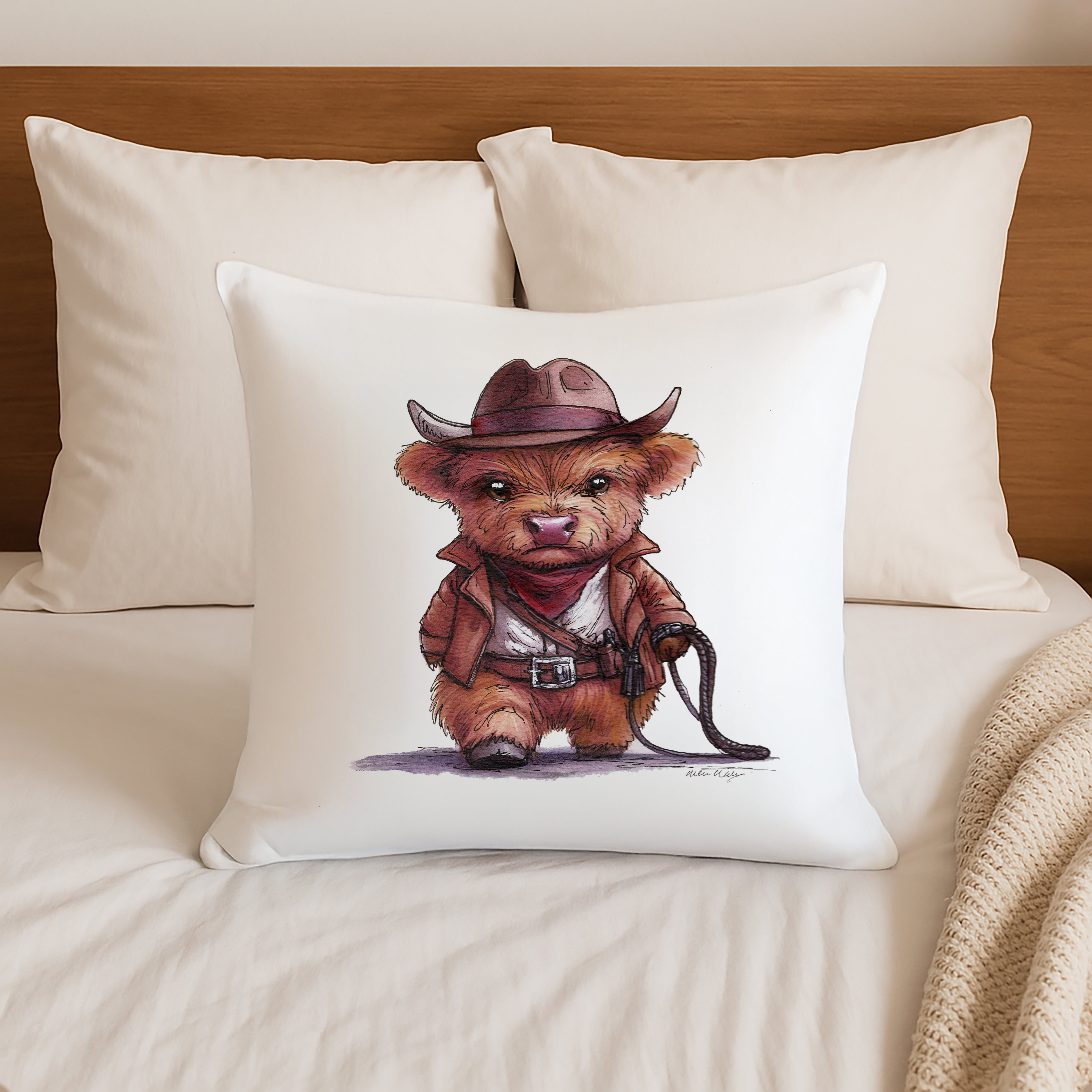 Indie Moo Cushion