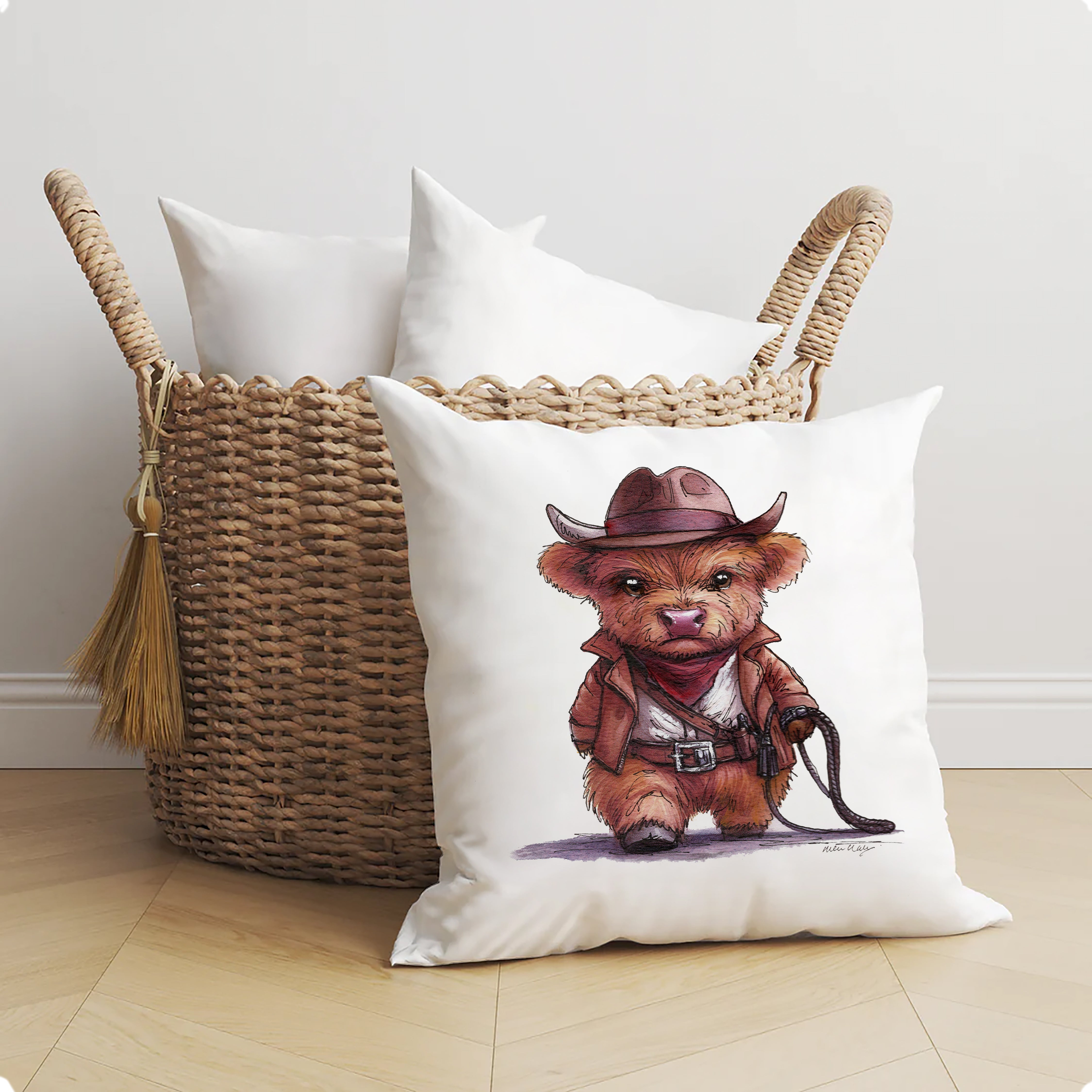 Indie Moo Cushion