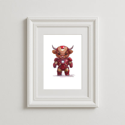 Iron Moo Art Print