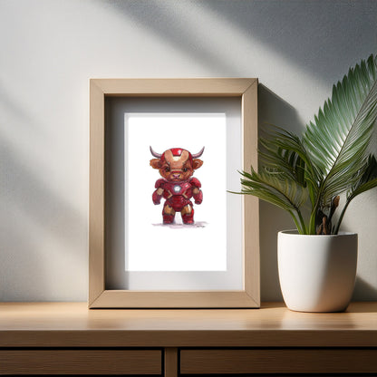 Iron Moo Art Print
