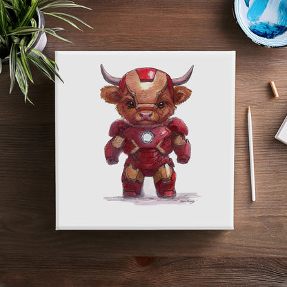 Iron Moo Canvas