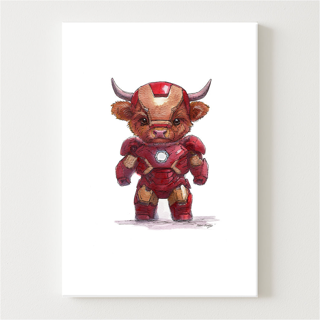 Iron Moo Canvas