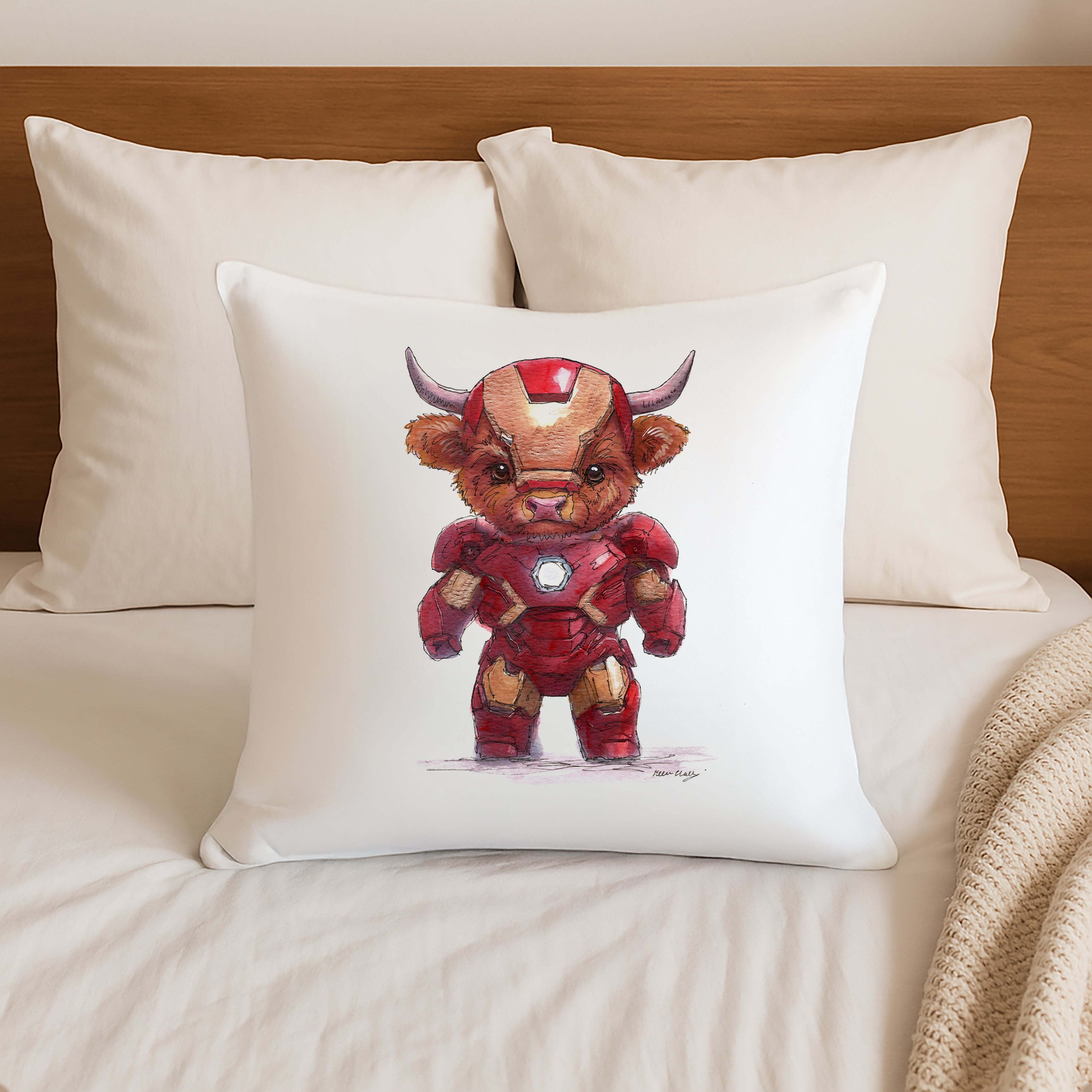 Iron Moo Cushion