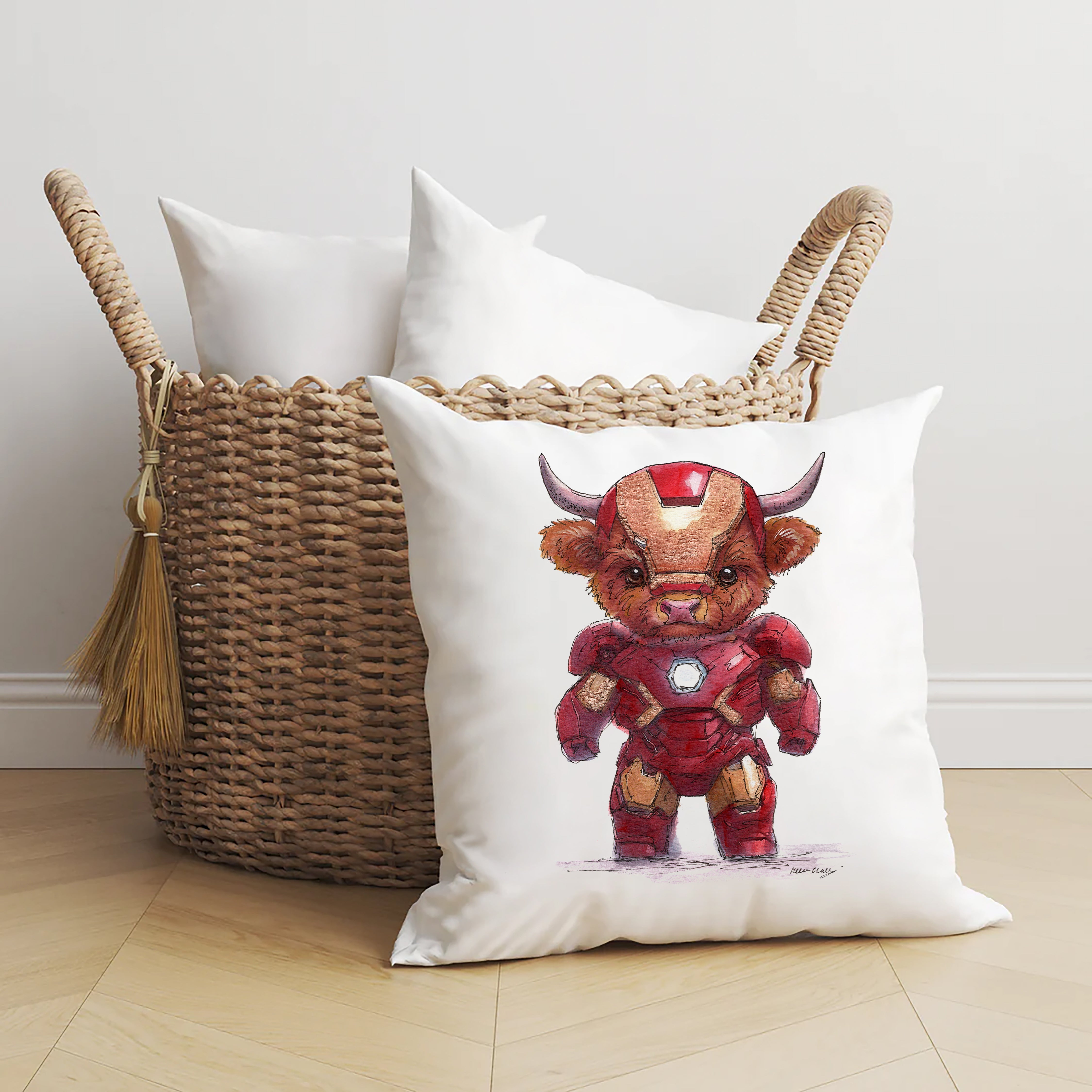 Iron Moo Cushion