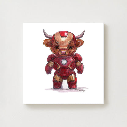 Iron Moo Canvas
