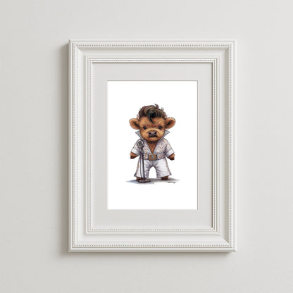 Jailhouse Moo Art Print