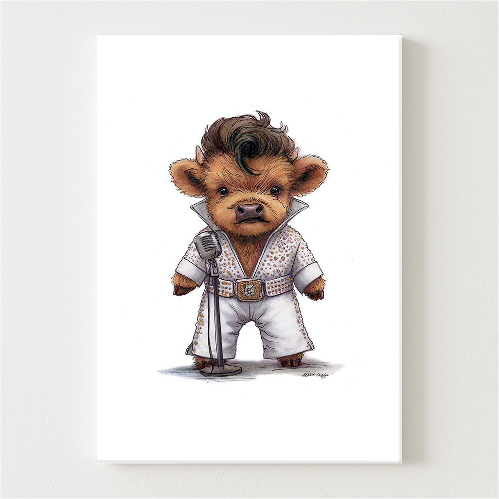Jailhouse Moo Canvas