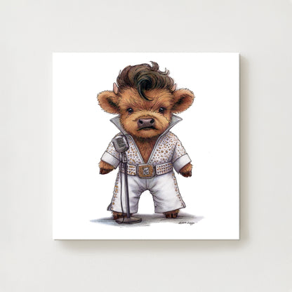 Jailhouse Moo Canvas