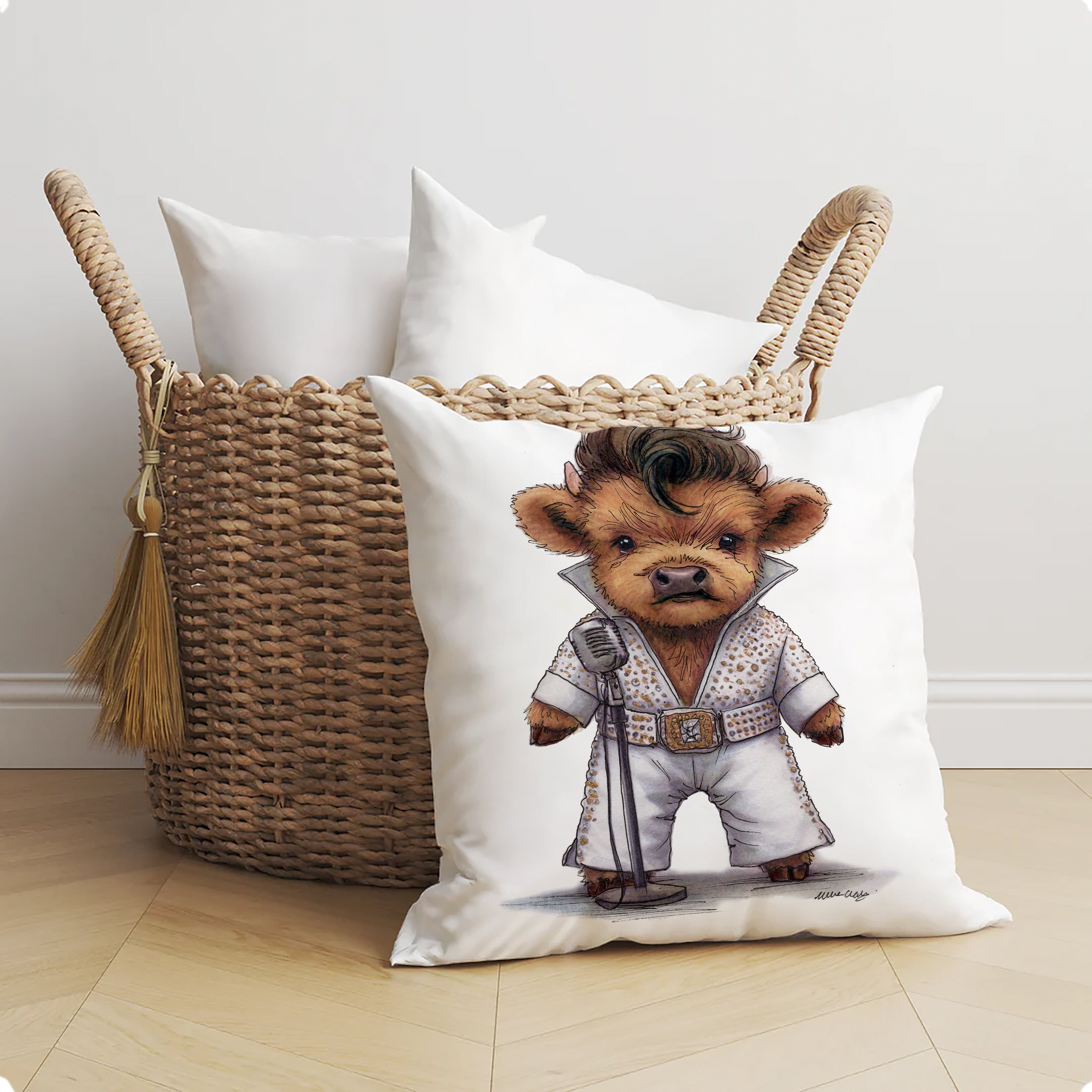 Jailhouse Moo Cushion