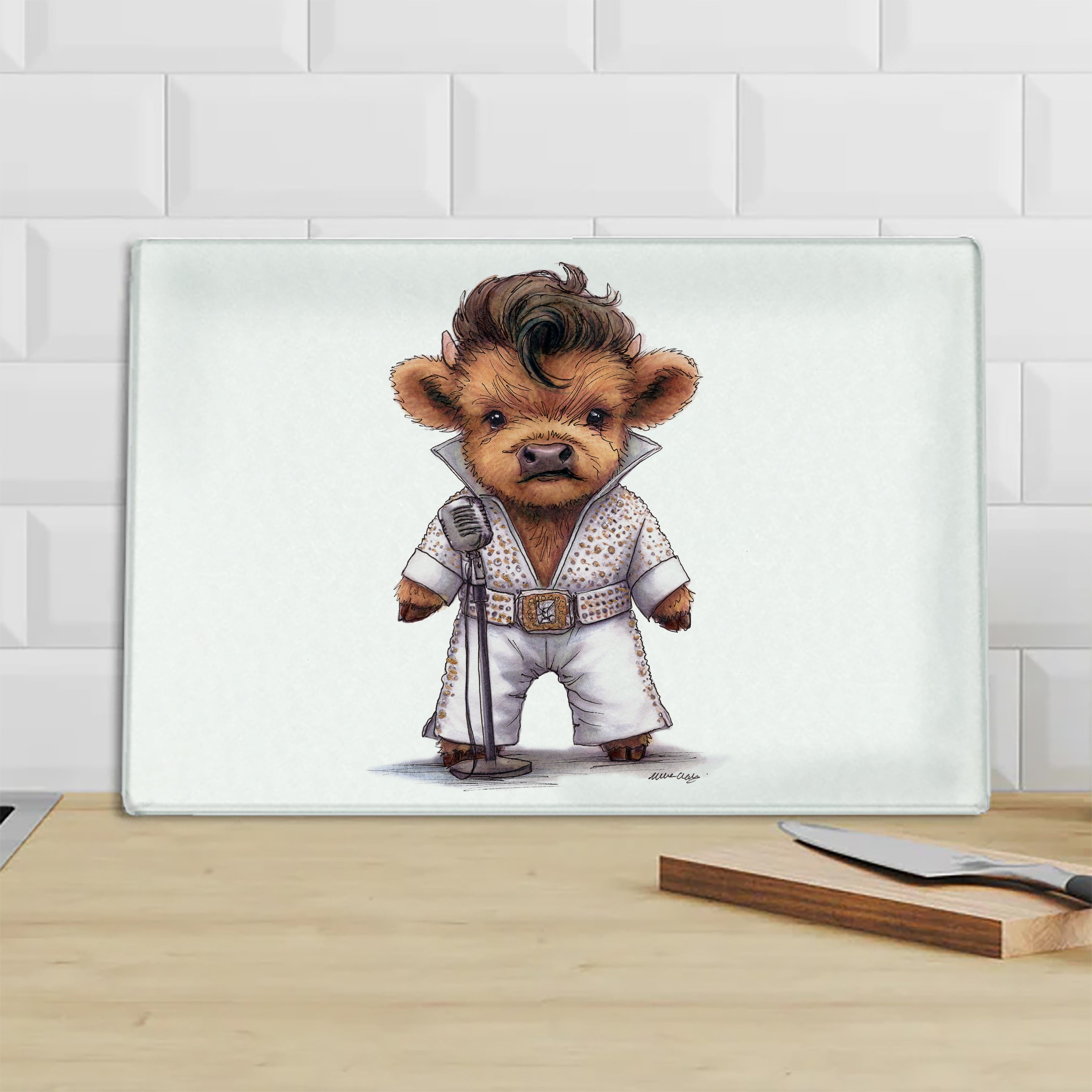 Jailhouse Moo Chopping Board