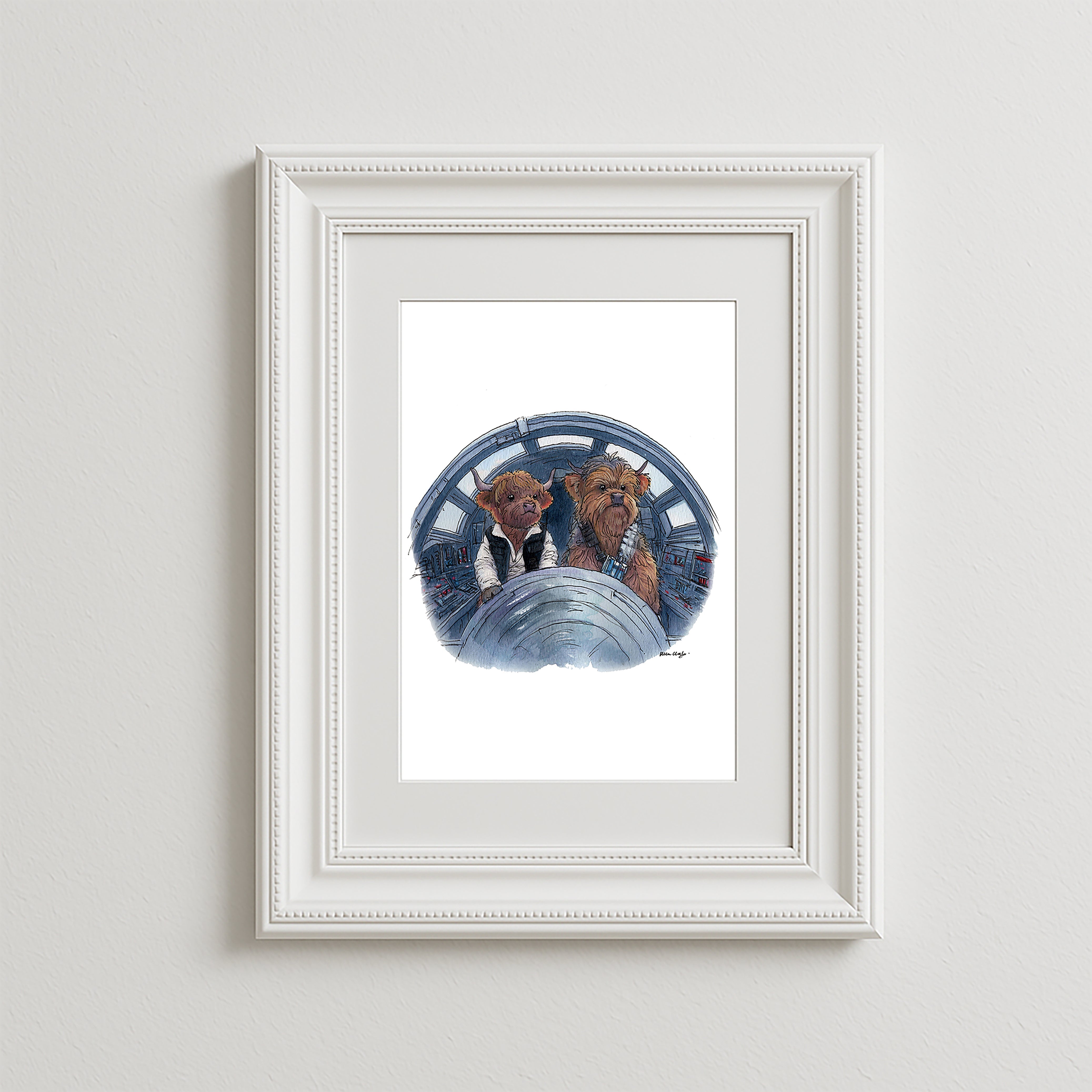 Jump To Light Speed Art Print
