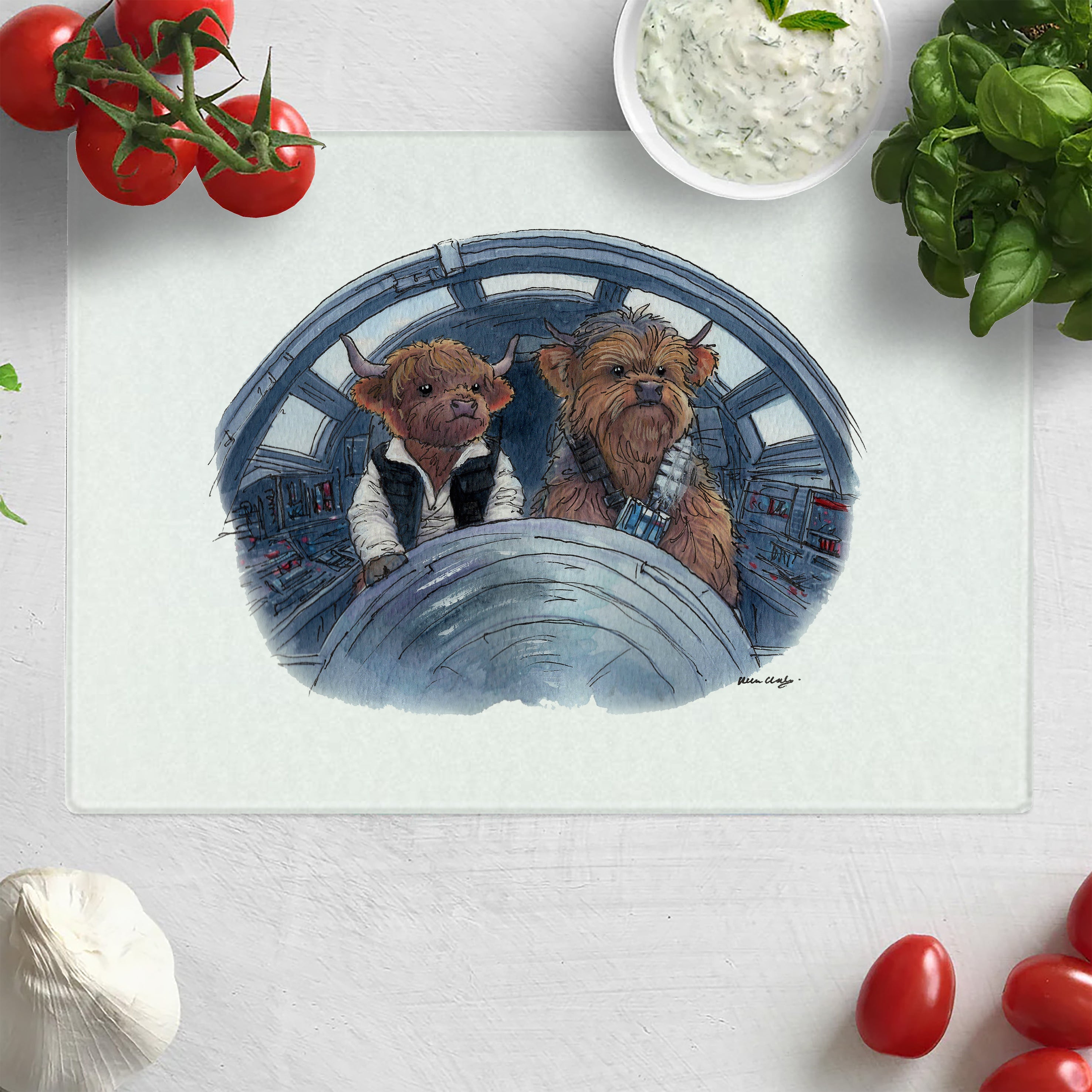 Jump To Light Speed Chopping Board