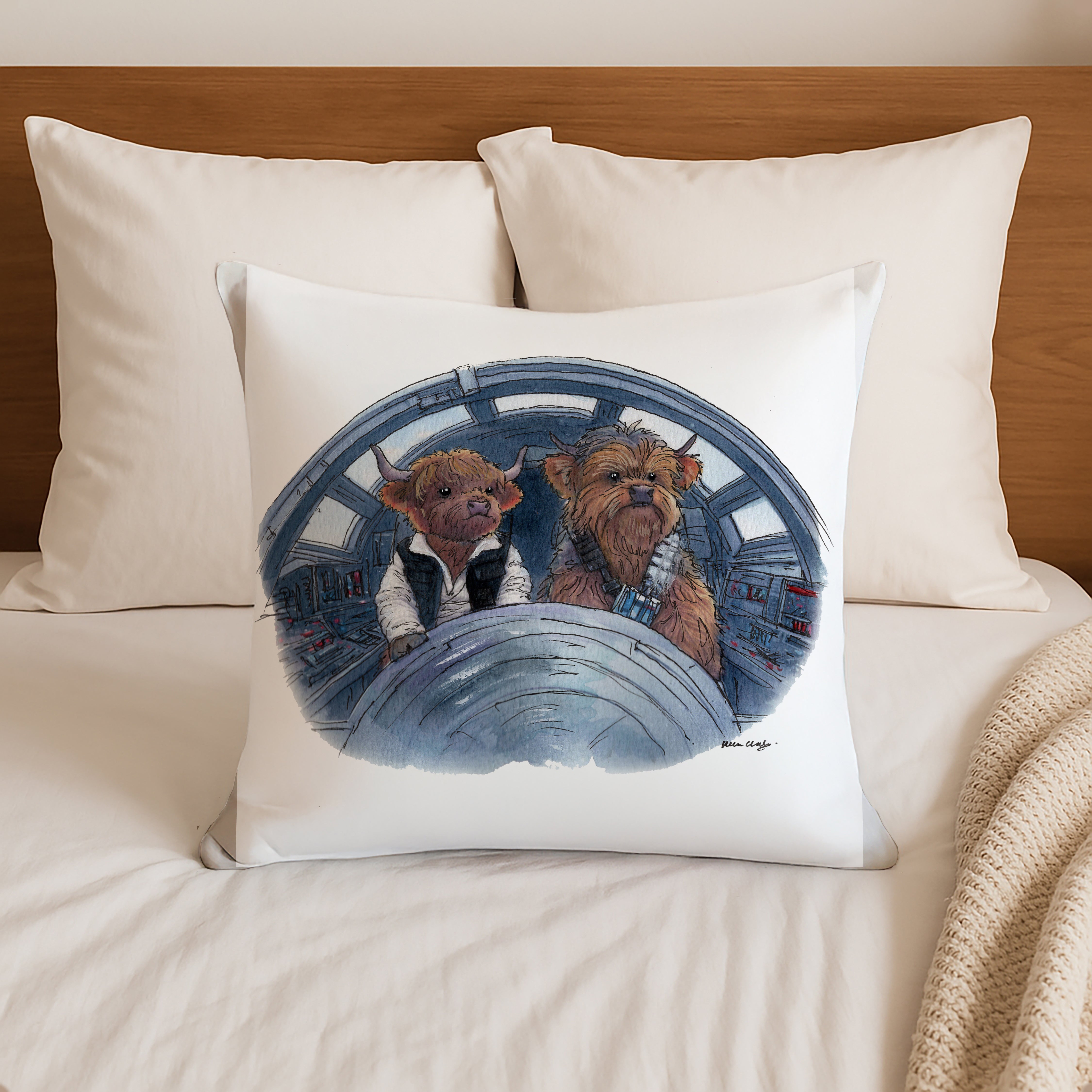 Jump To Light Speed Cushion