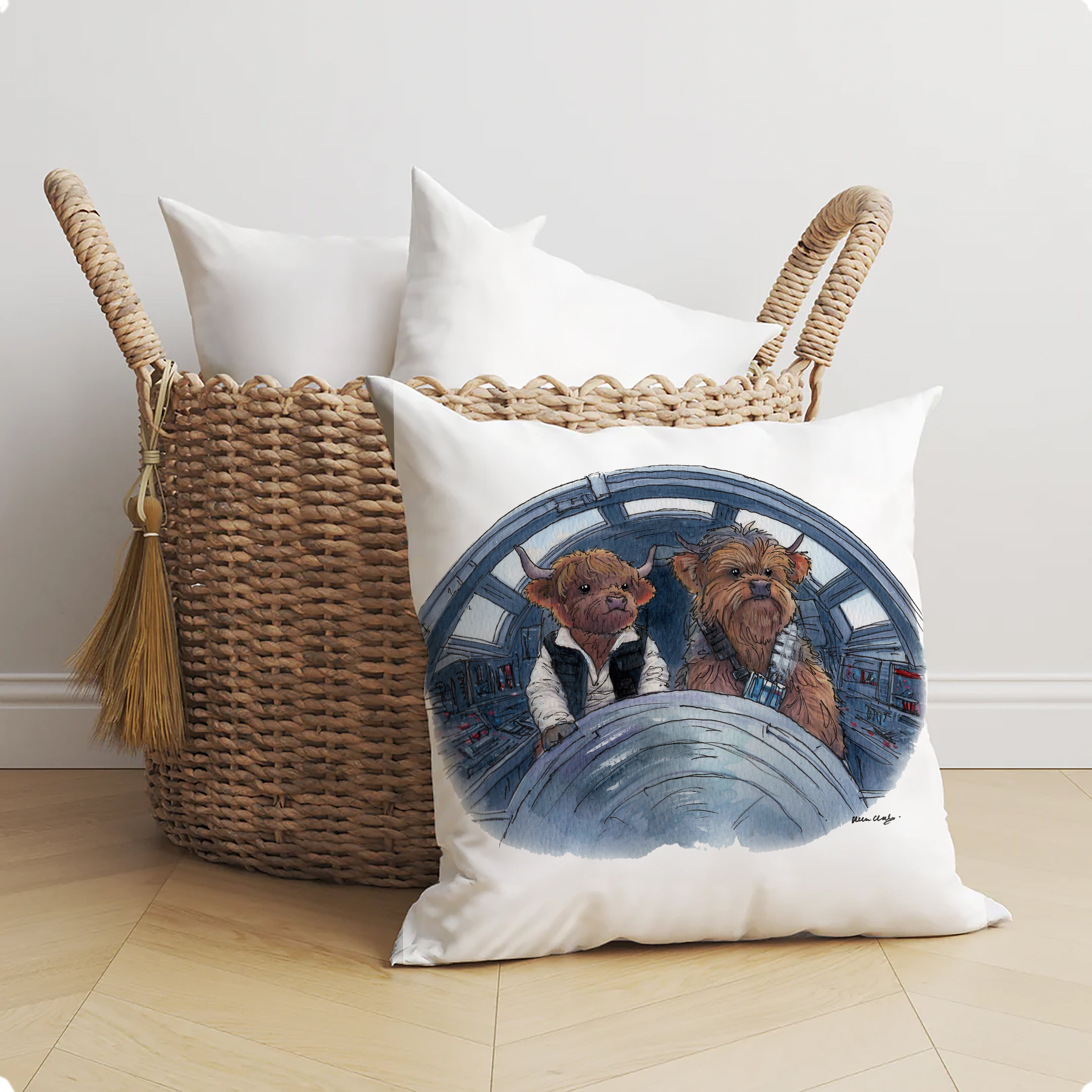 Jump To Light Speed Cushion