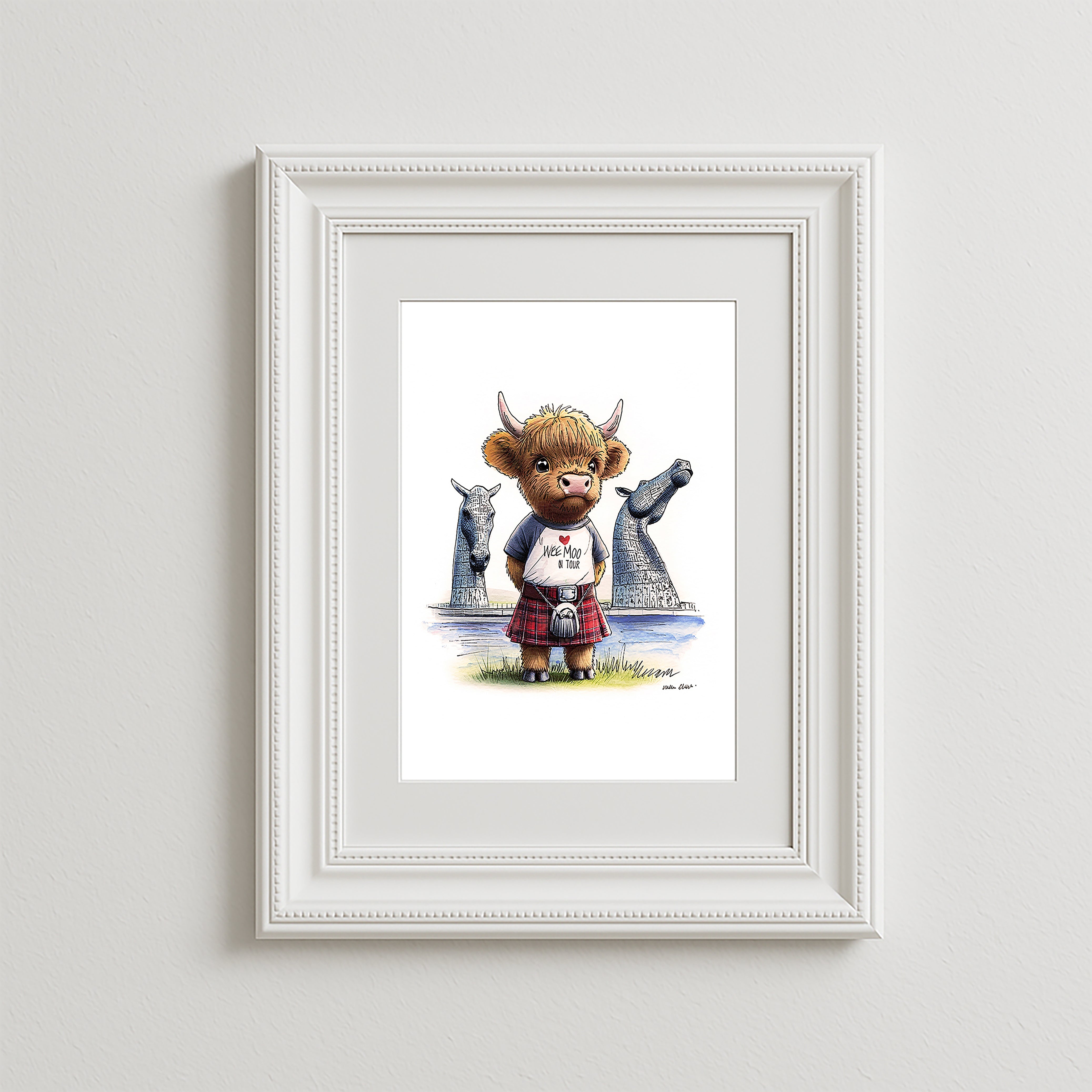 Kelpie Art Print