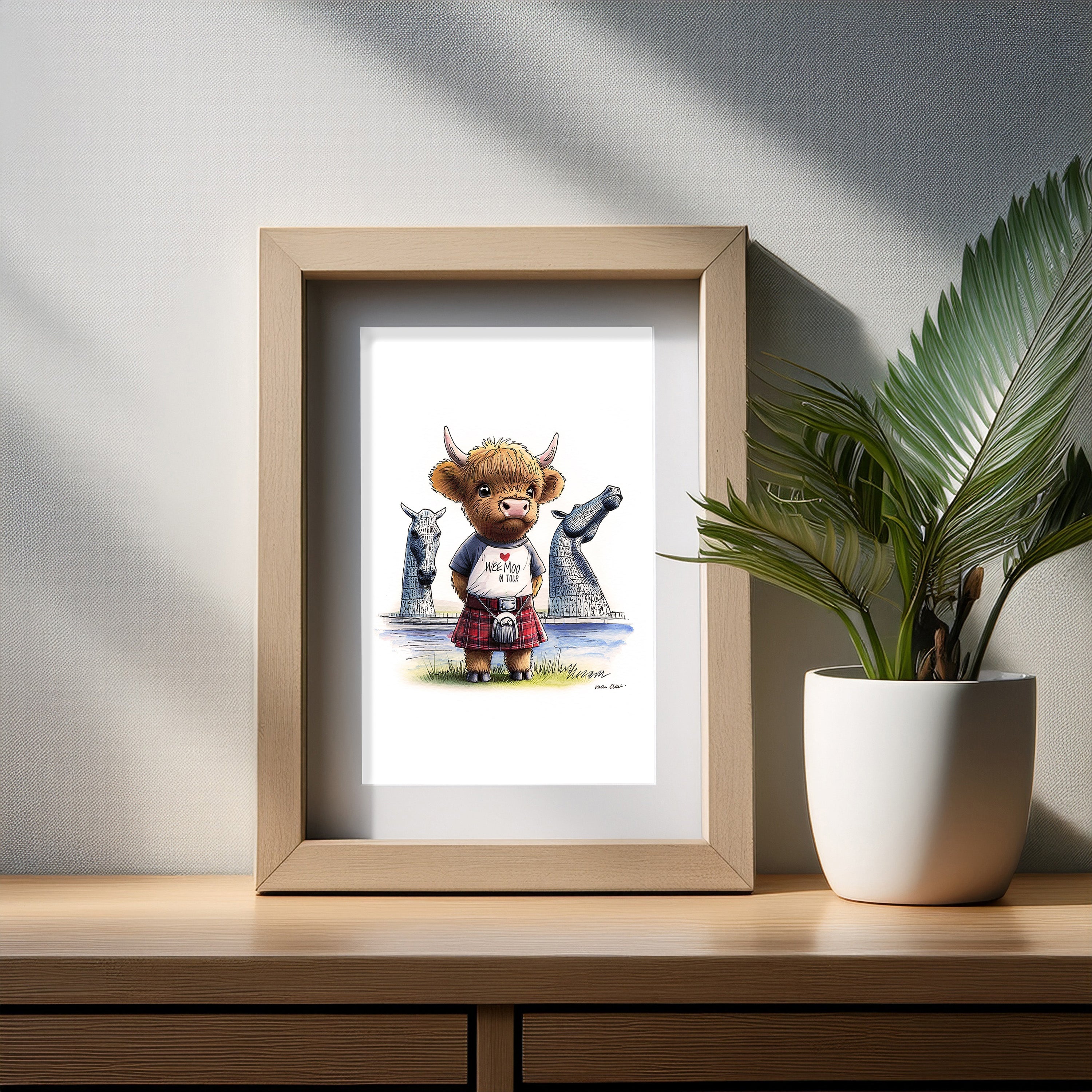 Kelpie Art Print