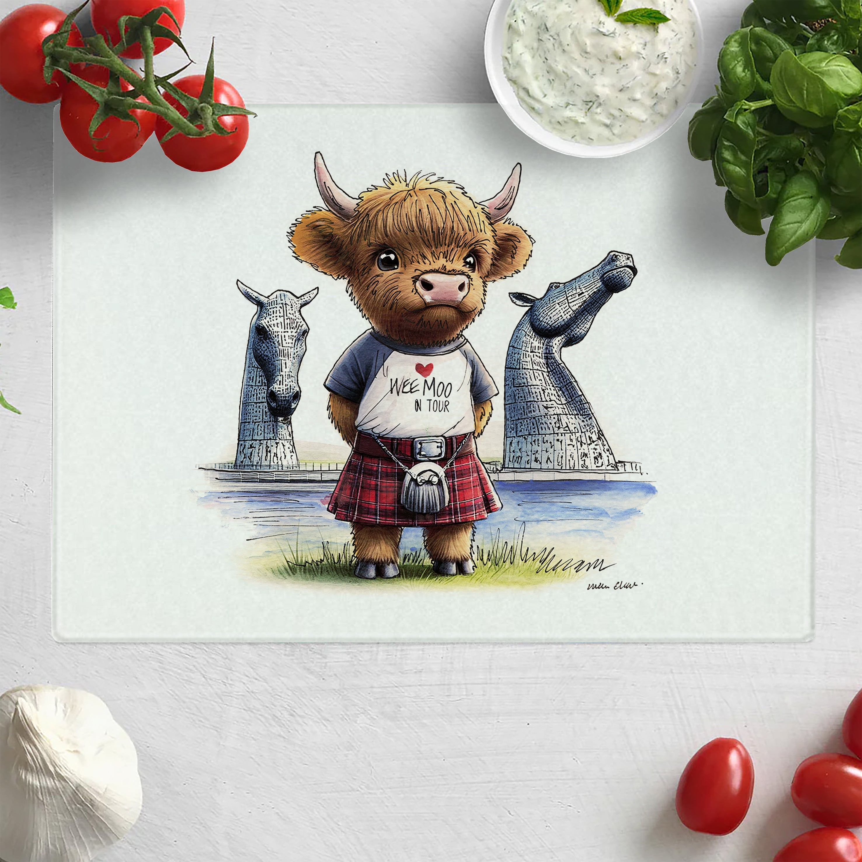 Kelpie Chopping Board