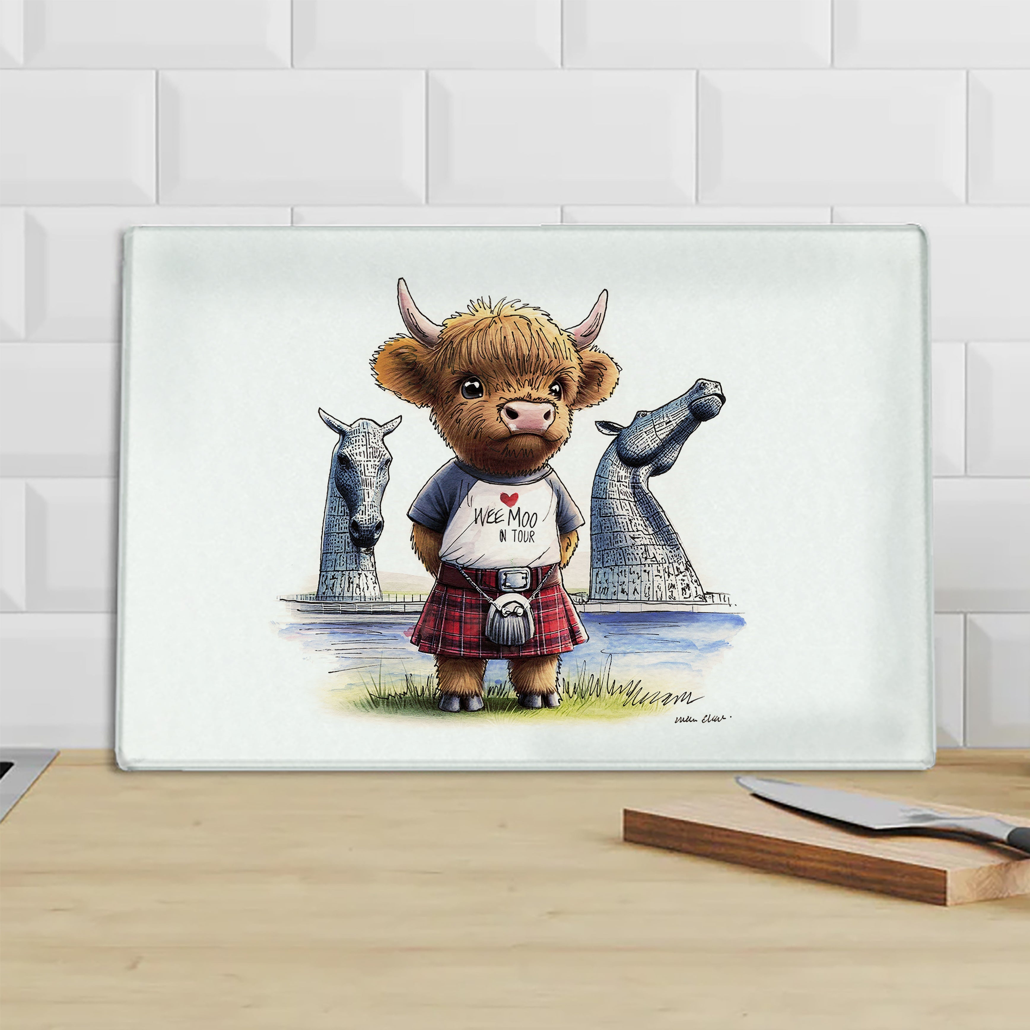 Kelpie Chopping Board