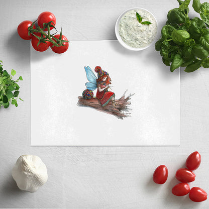 Knitting Fairy Chopping Board