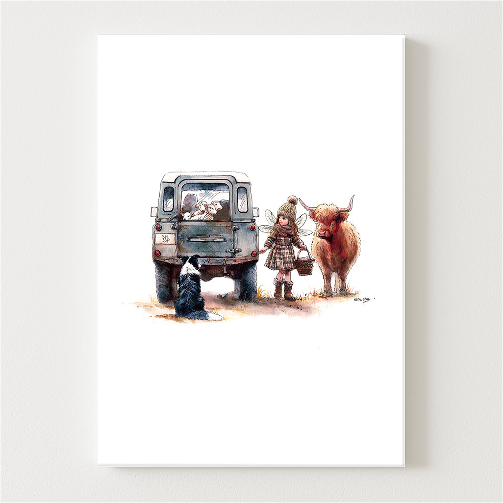 Lambing Time Canvas