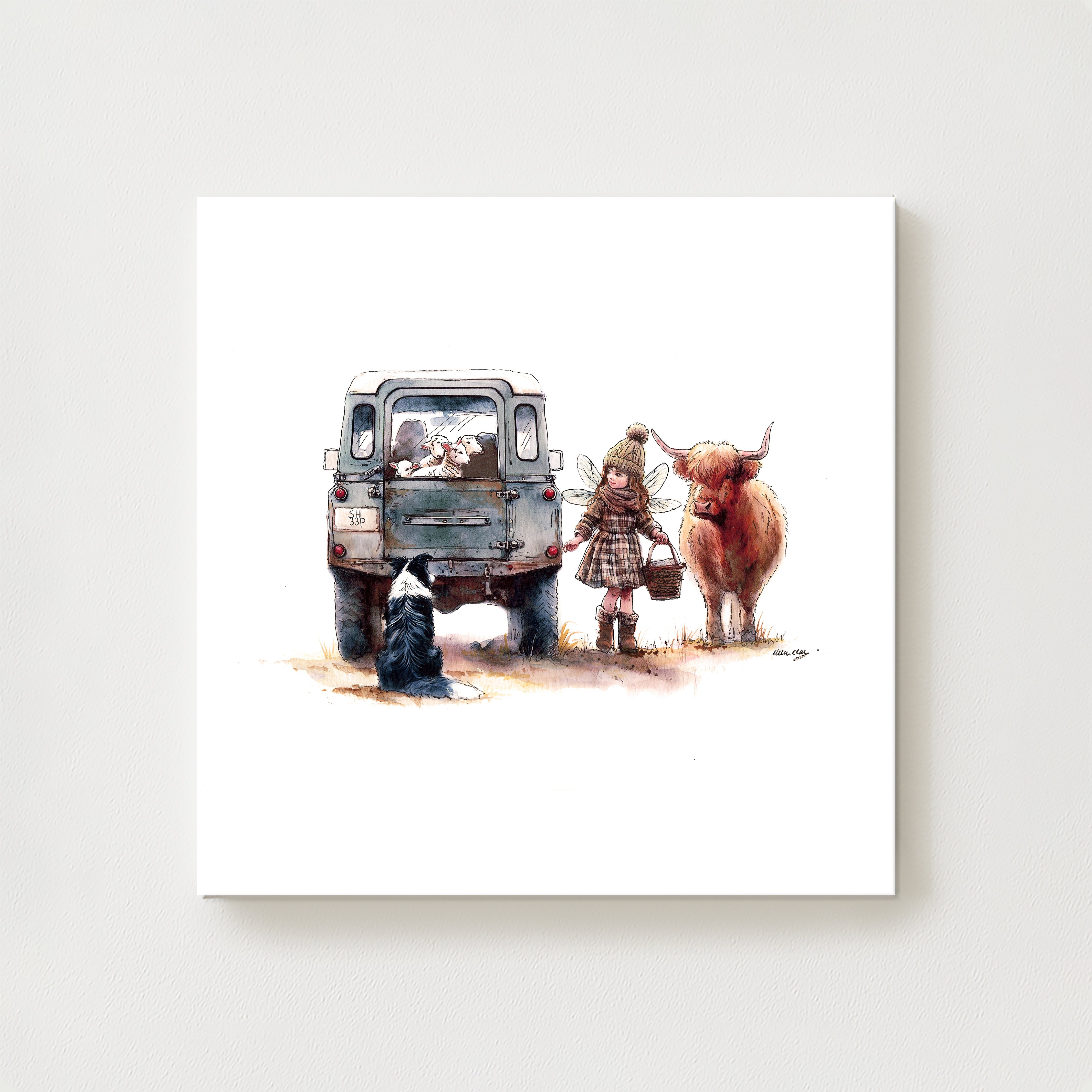 Lambing Time Canvas