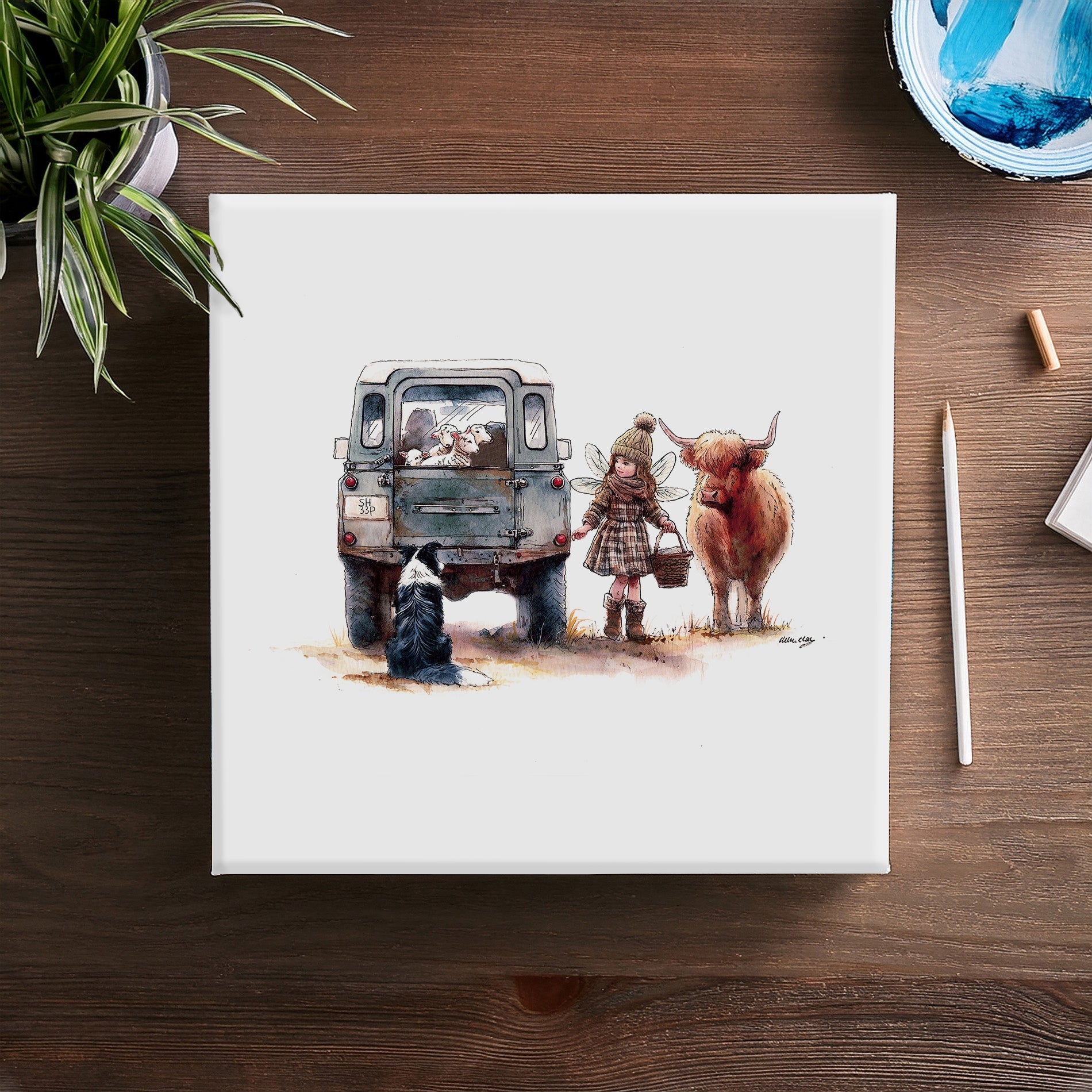Lambing Time Canvas