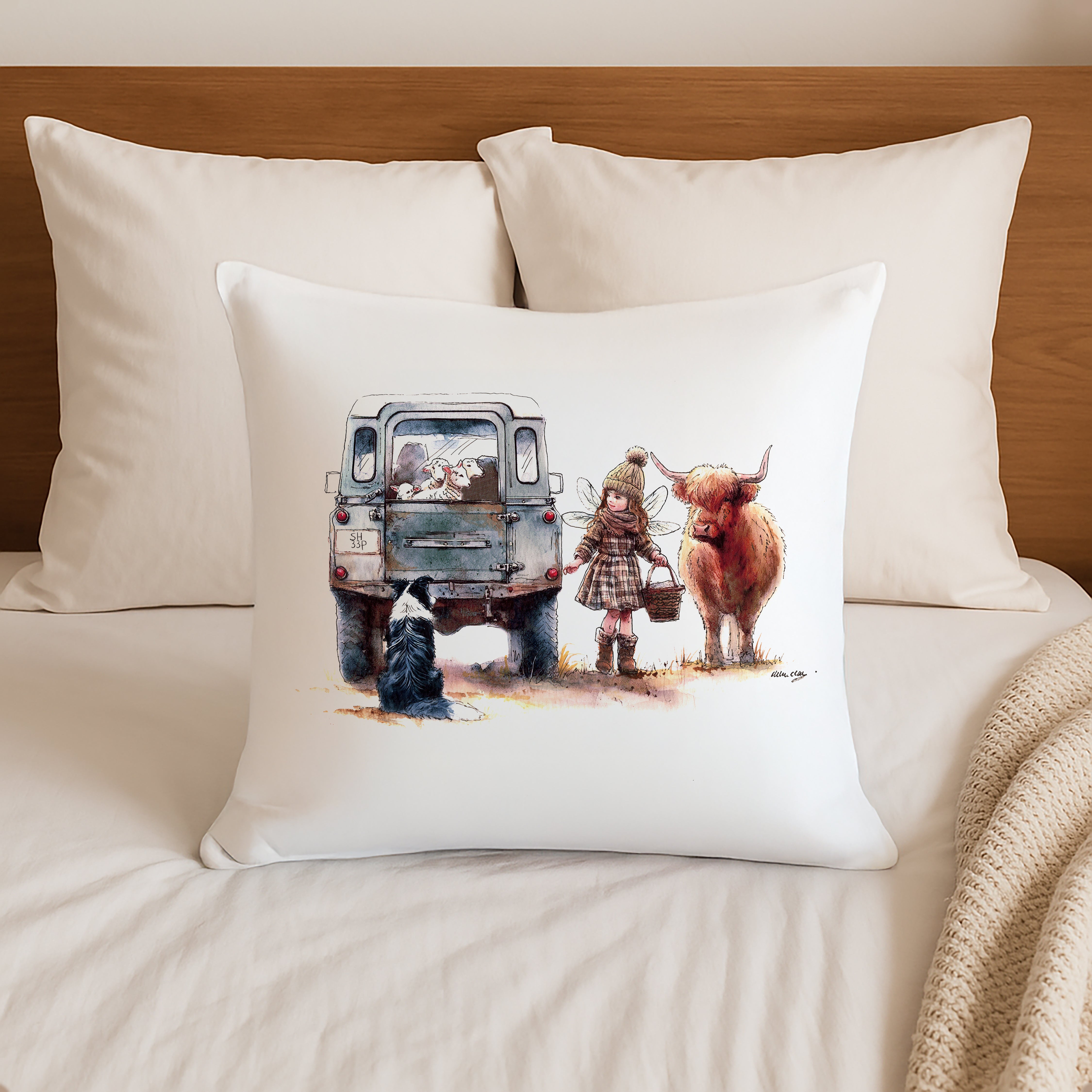 Lambing Time Cushion
