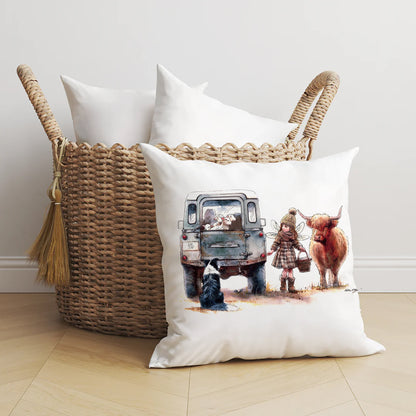 Lambing Time Cushion