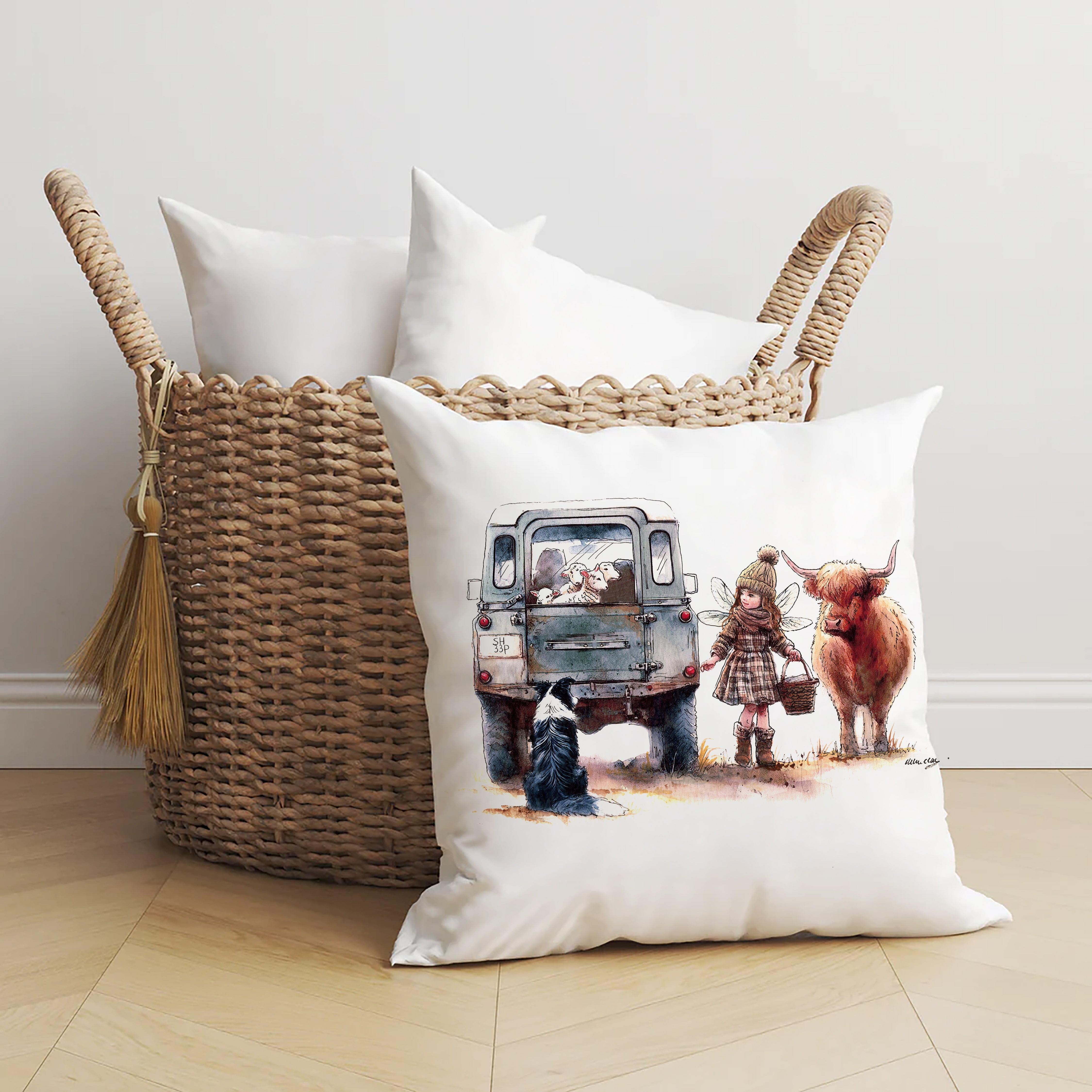 Lambing Time Cushion