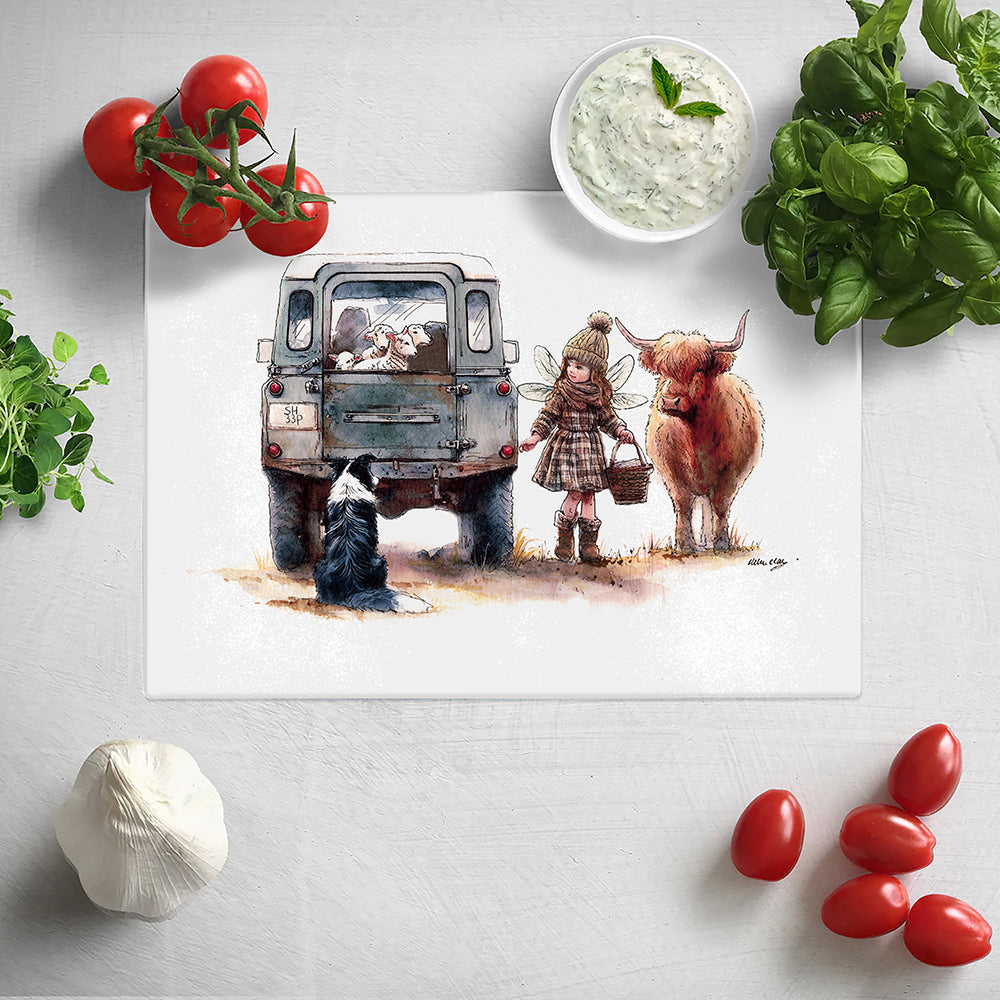 Lambing Time Chopping Board