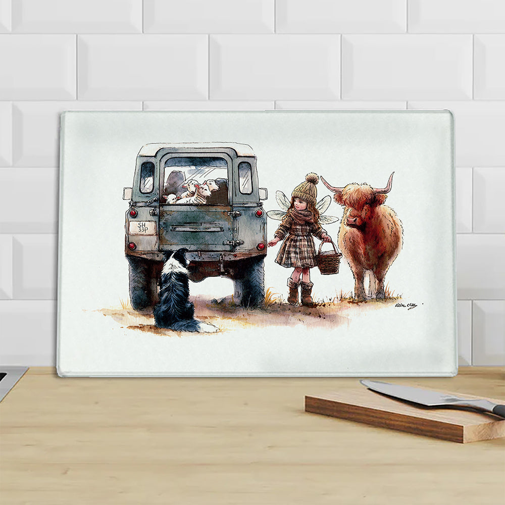 Lambing Time Chopping Board