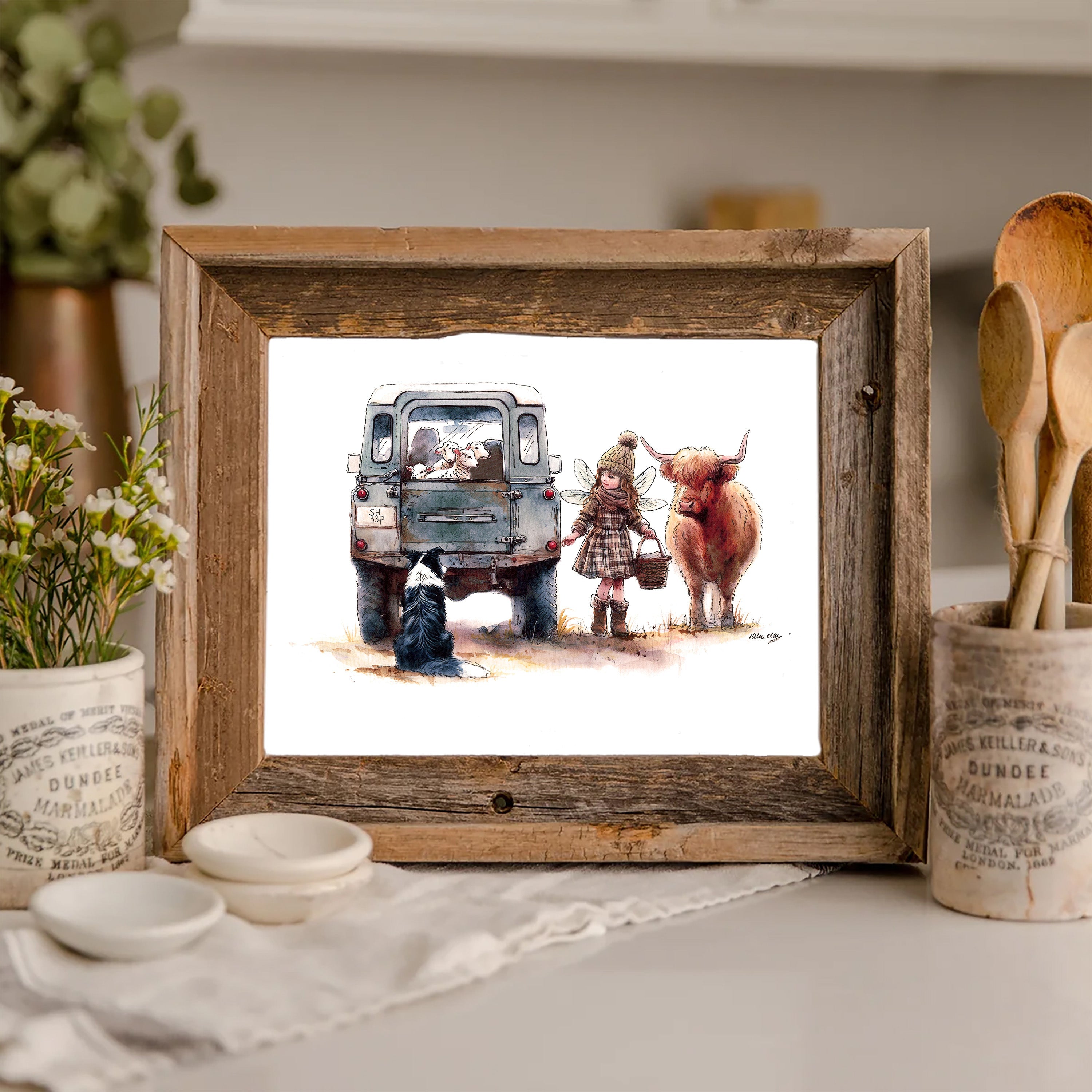 Lambing Time Art Print