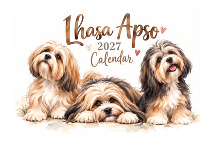 Lhasa Apso Calendar 2027 Limited Release
