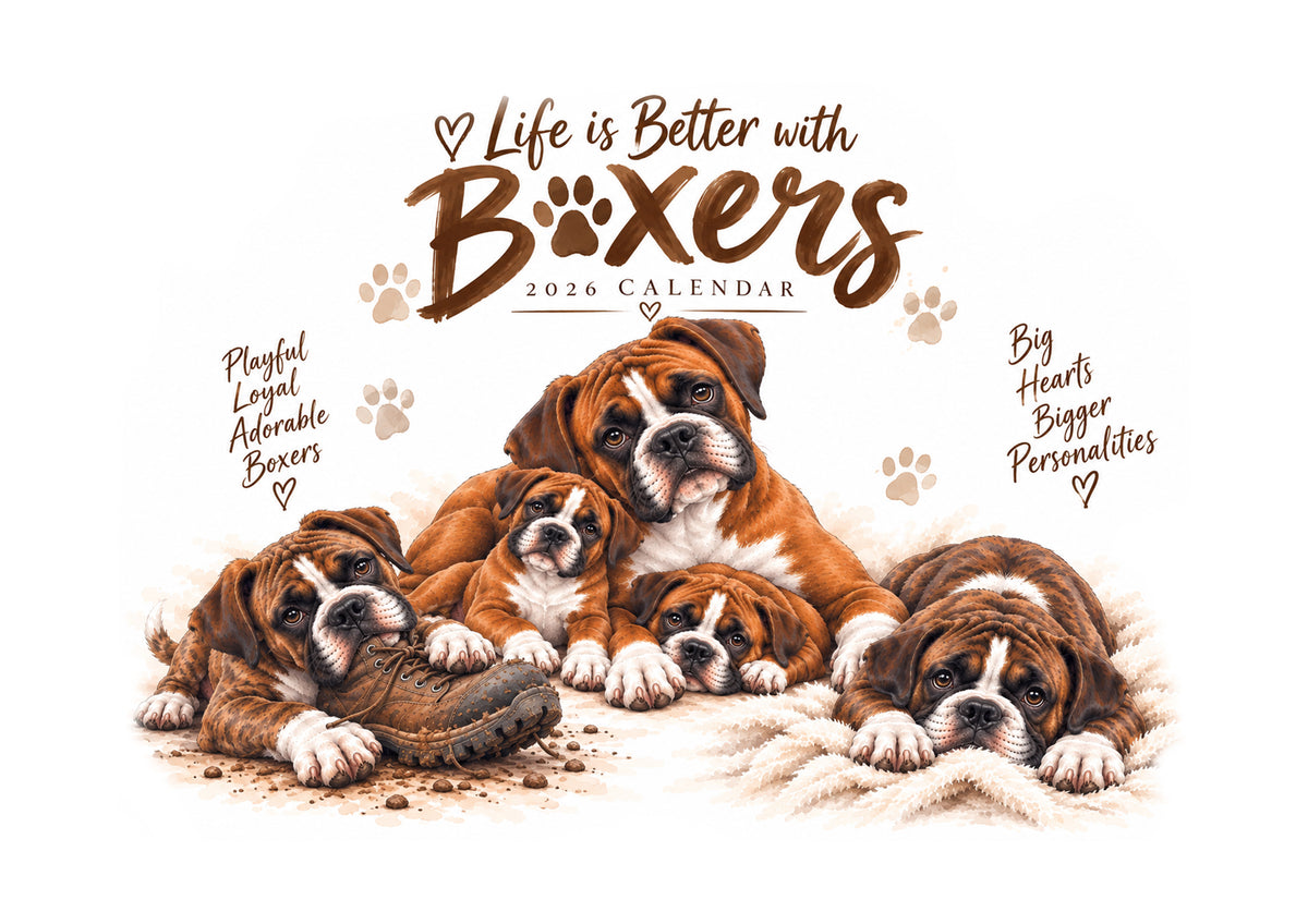 Life is Better with Boxers Calendar Limited Release