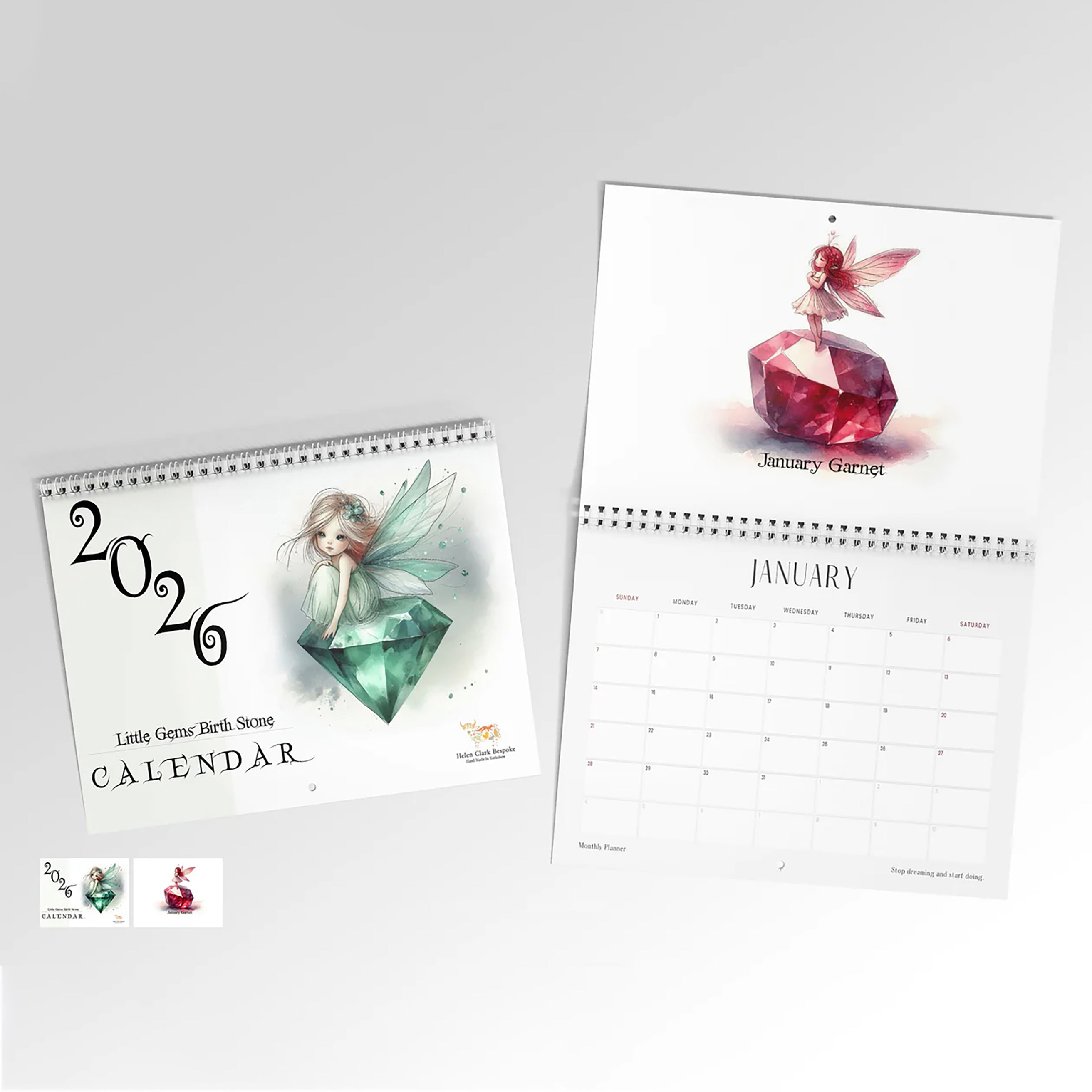 Little Gems Birth Stones 2026 Calendar