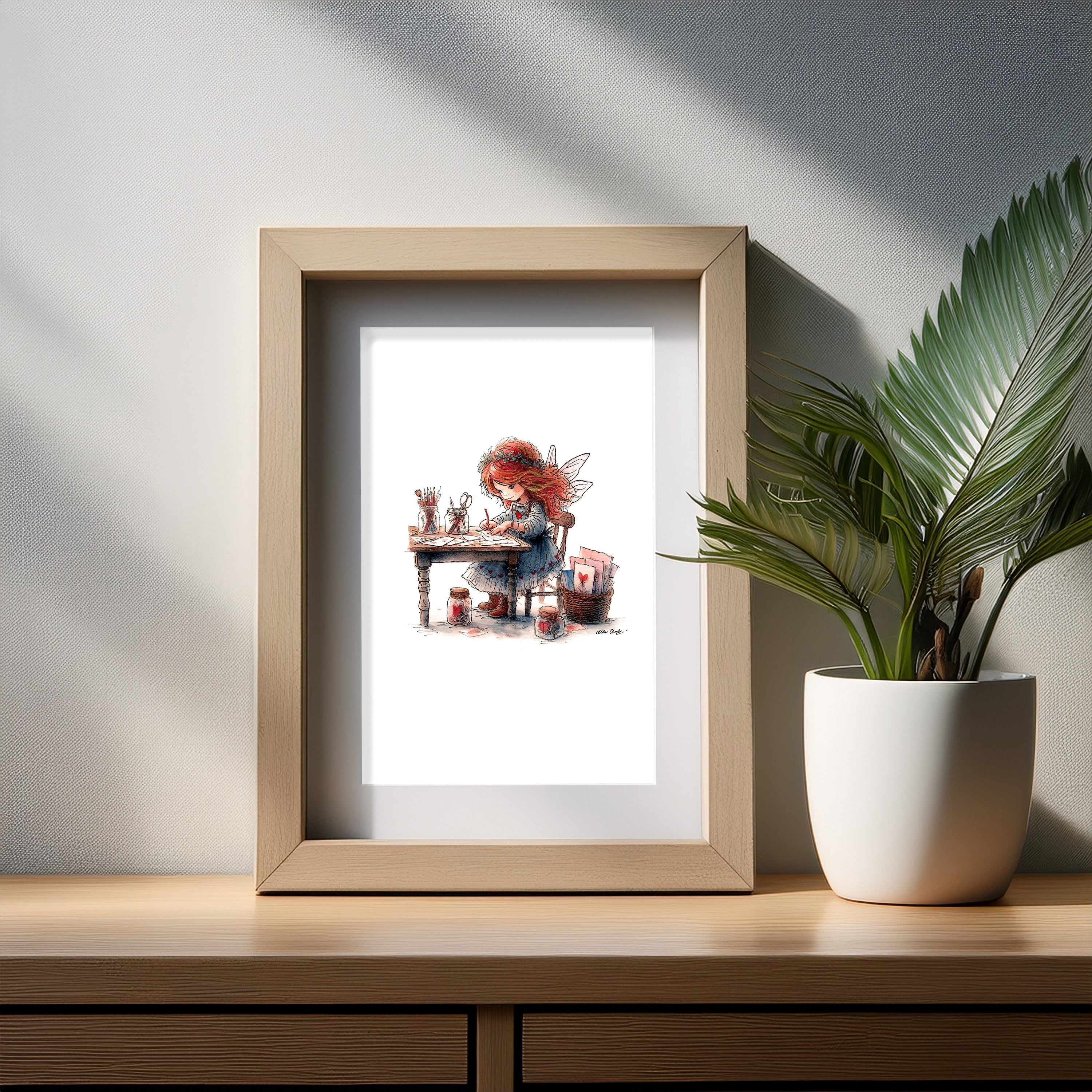 Little Crafter Art Print