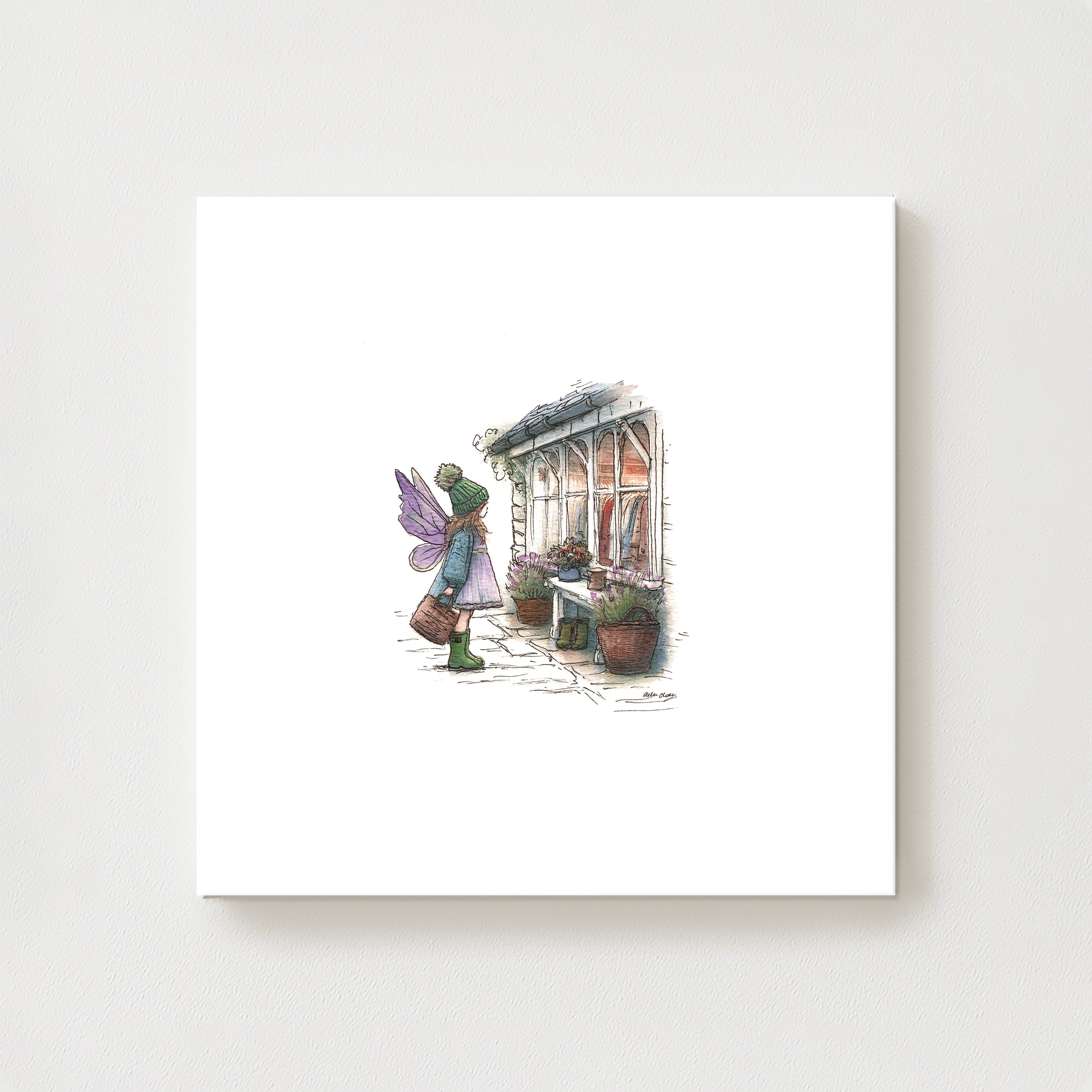 Little Shopper Canvas