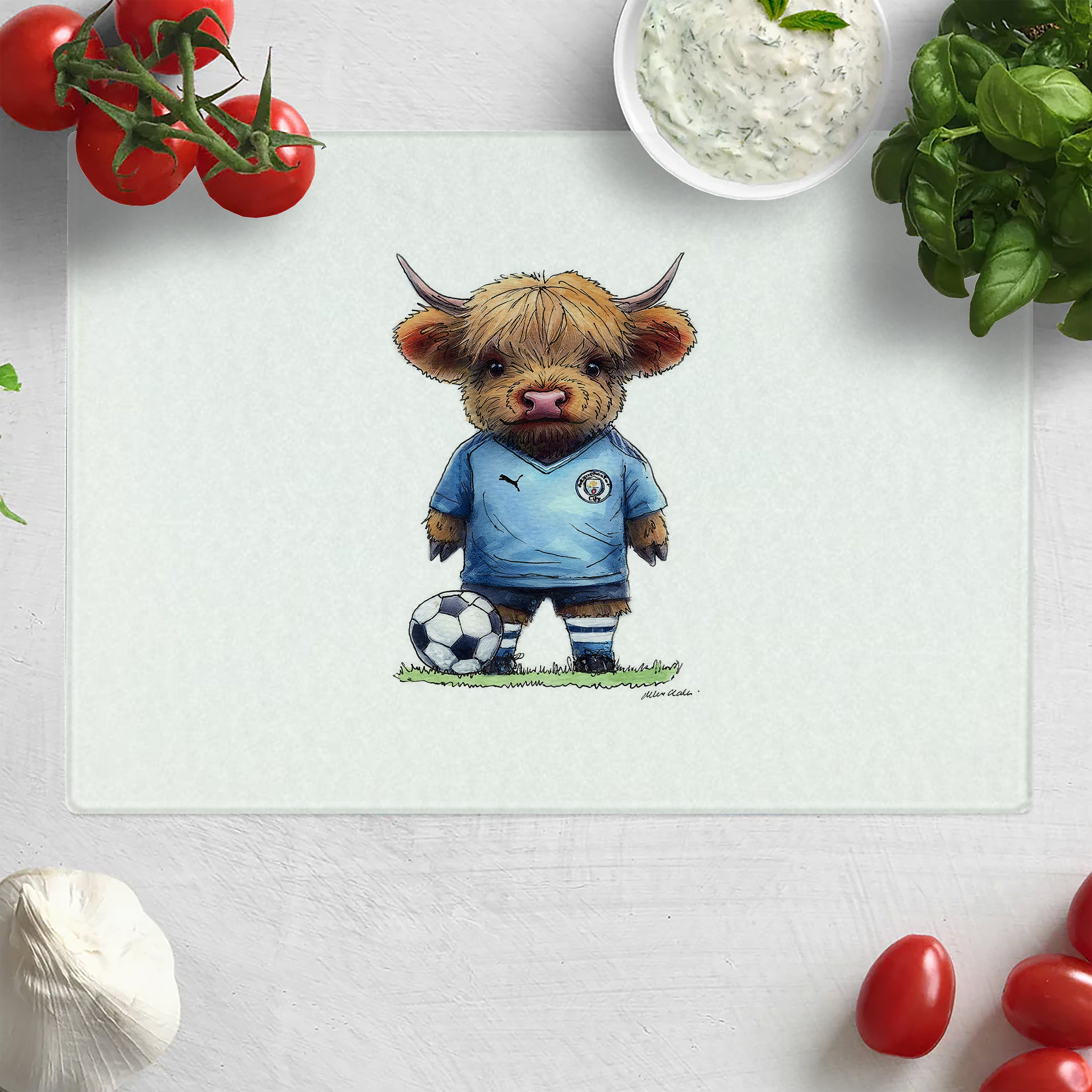 Man City Moo Chopping Board