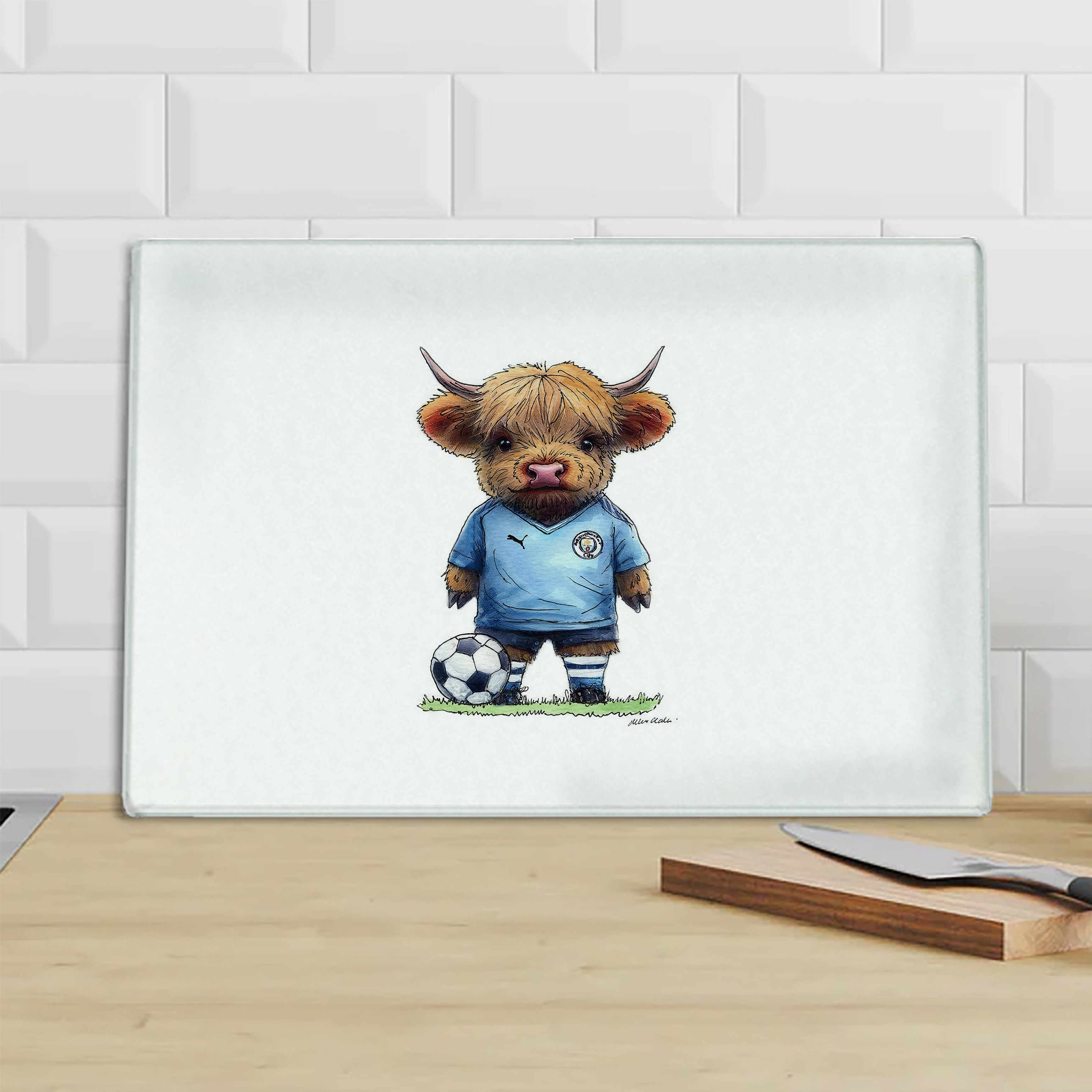 Man City Moo Chopping Board