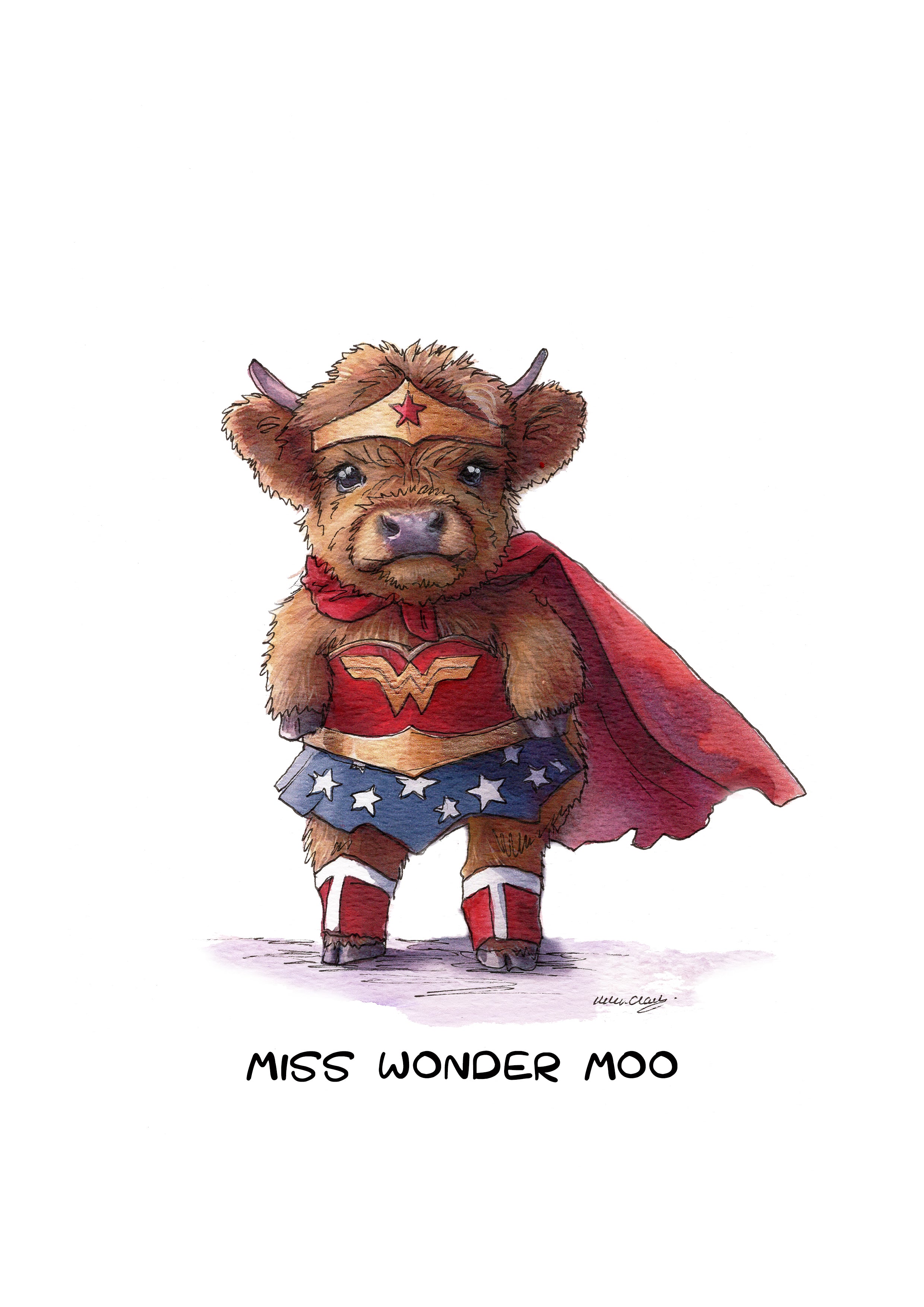 Wee Miss Wonder Moo Tote Bag